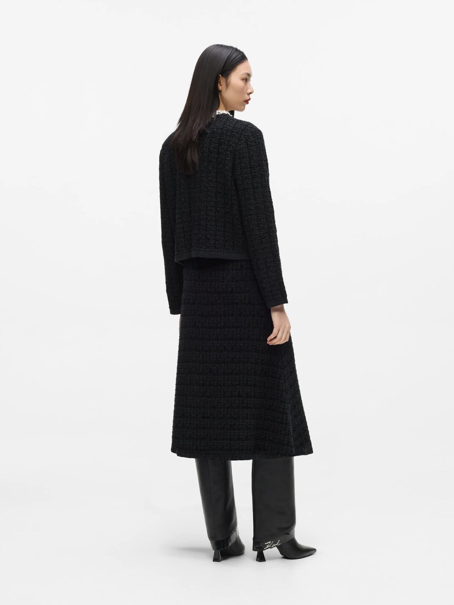 Karl Lagerfeld Falda negro / blanco – imagen 7