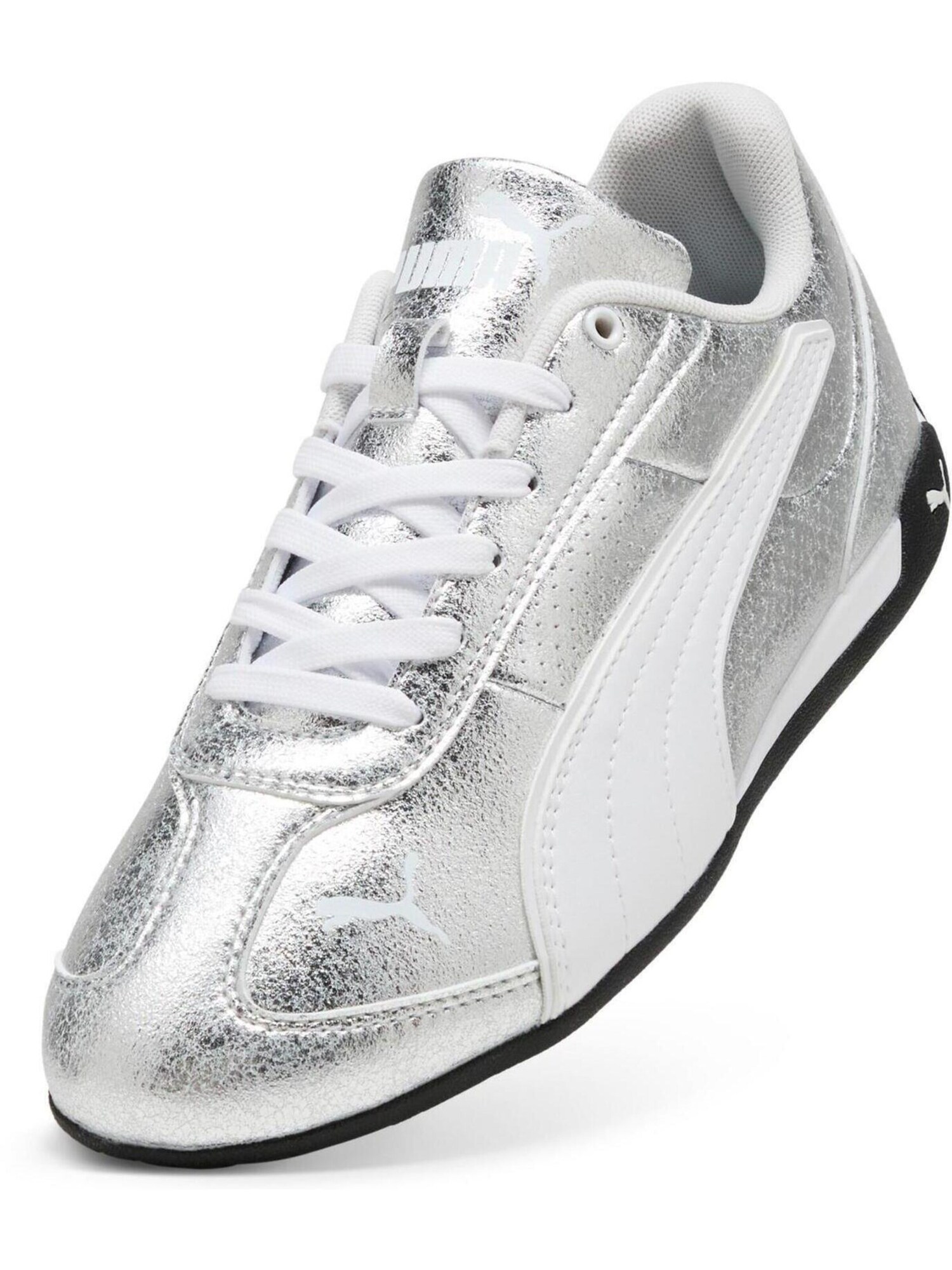 PUMA Zapatillas deportivas bajas 'Replicatch'  plata / blanco