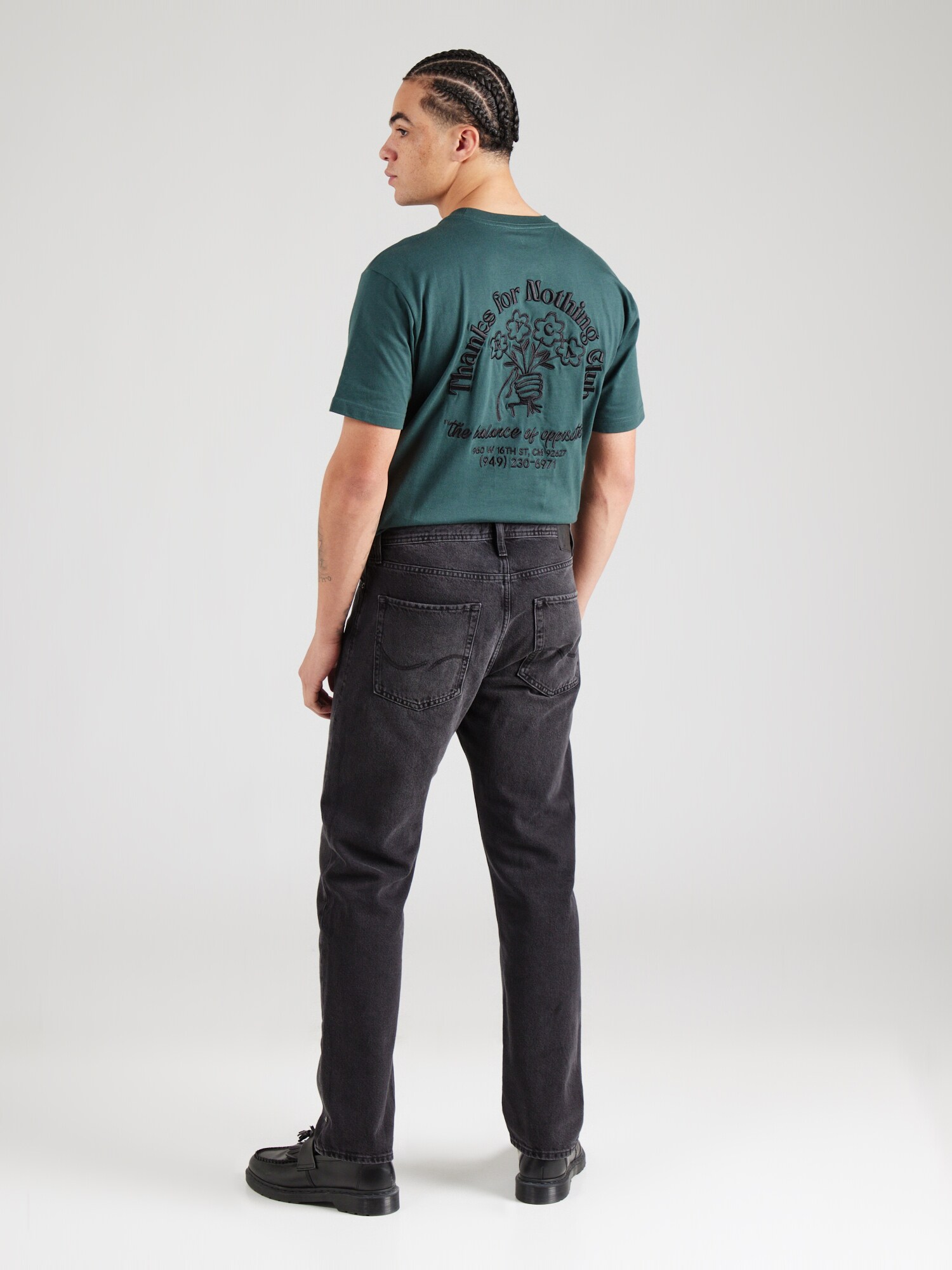 JACK & JONES Džínsy 'Chris' čierny denim (obrázok 3)