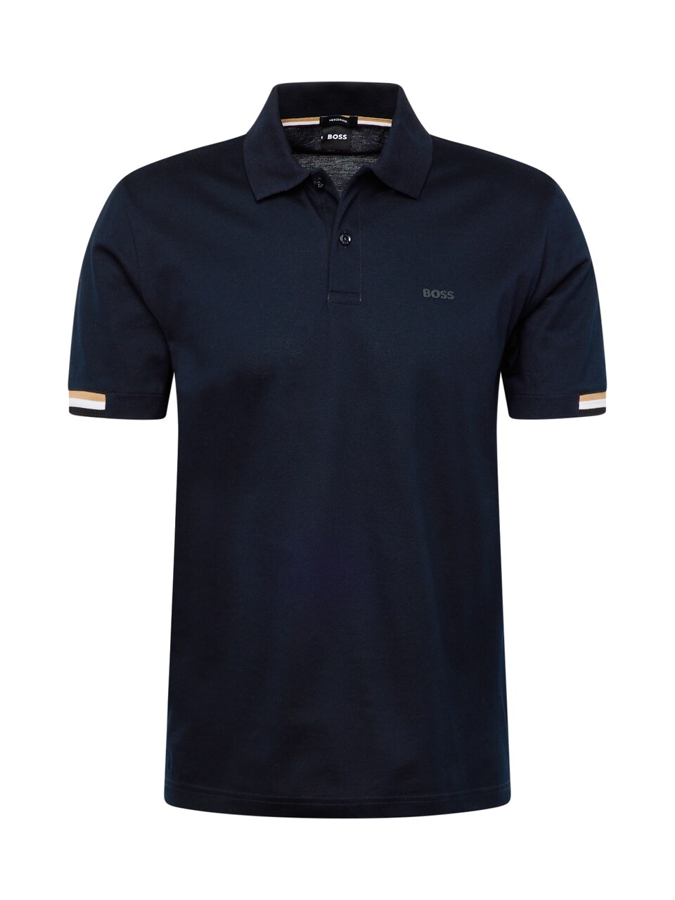 T-shirt 'Parlay 147' beige / mörkblå