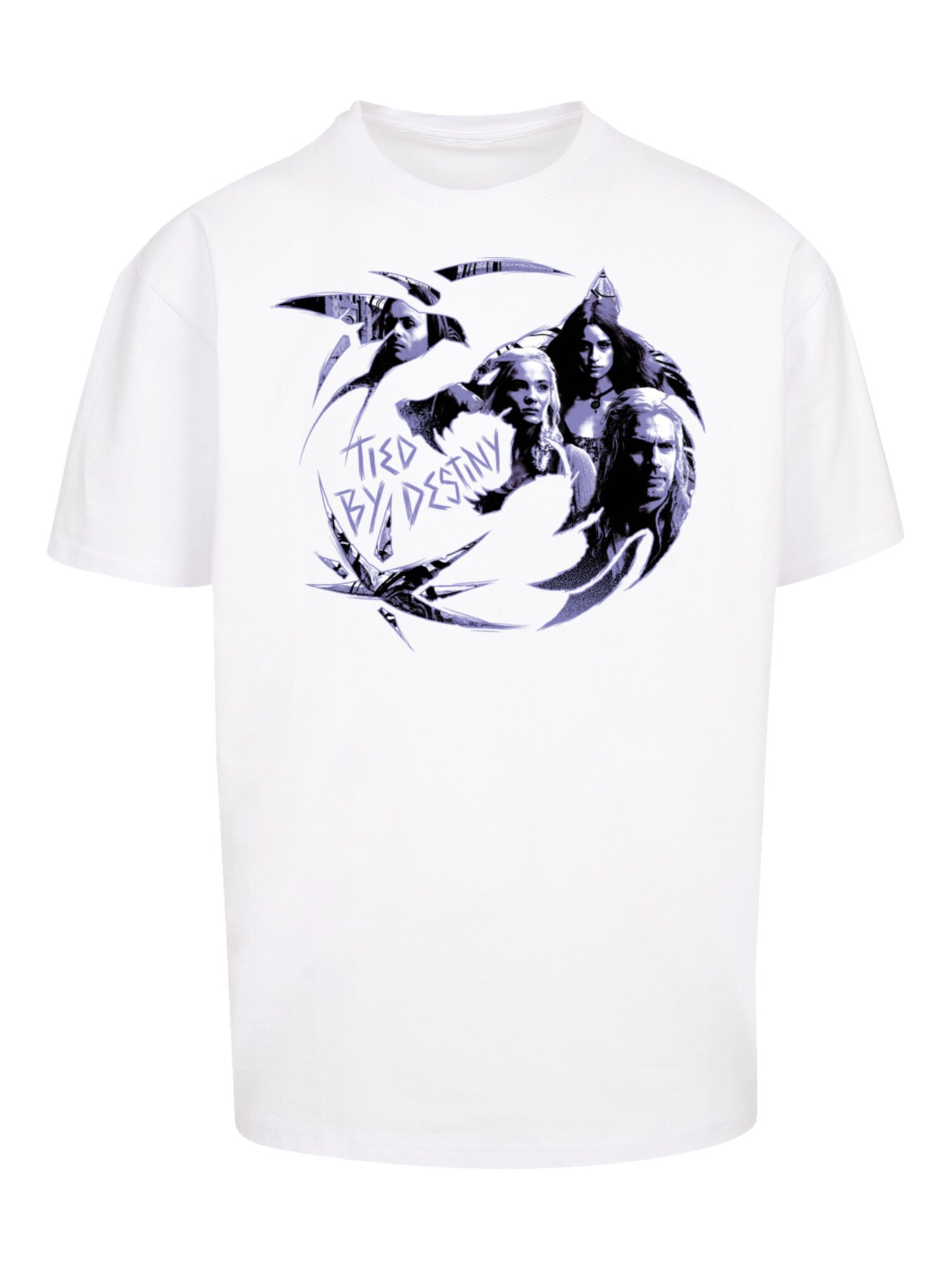 Thumbnail - F4NT4STIC T-Shirt The Witcher Wolf Logo Infill Netflix TV Series
