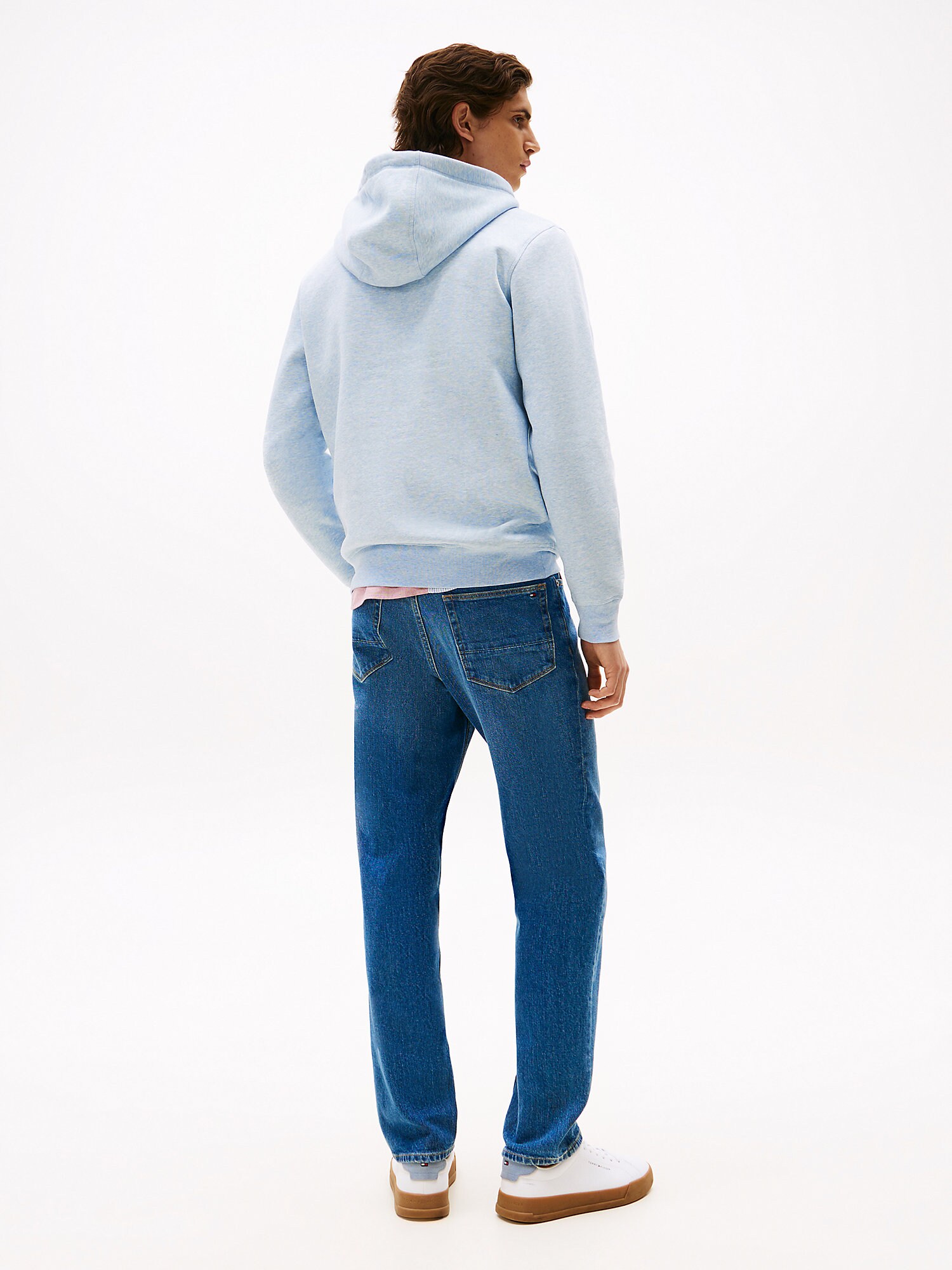 TOMMY HILFIGER Mikina námornícka modrá / svetlomodrá / rubínová / biela (obrázok 5)