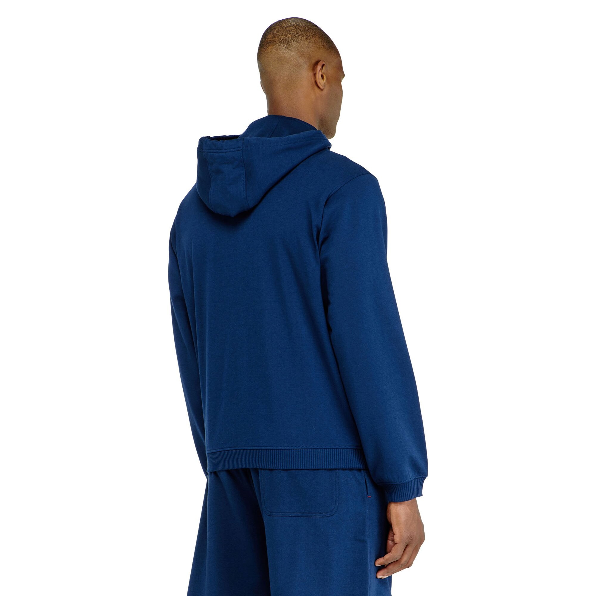 DIESEL Sudadera con cremallera azul oscuro – imagen 2