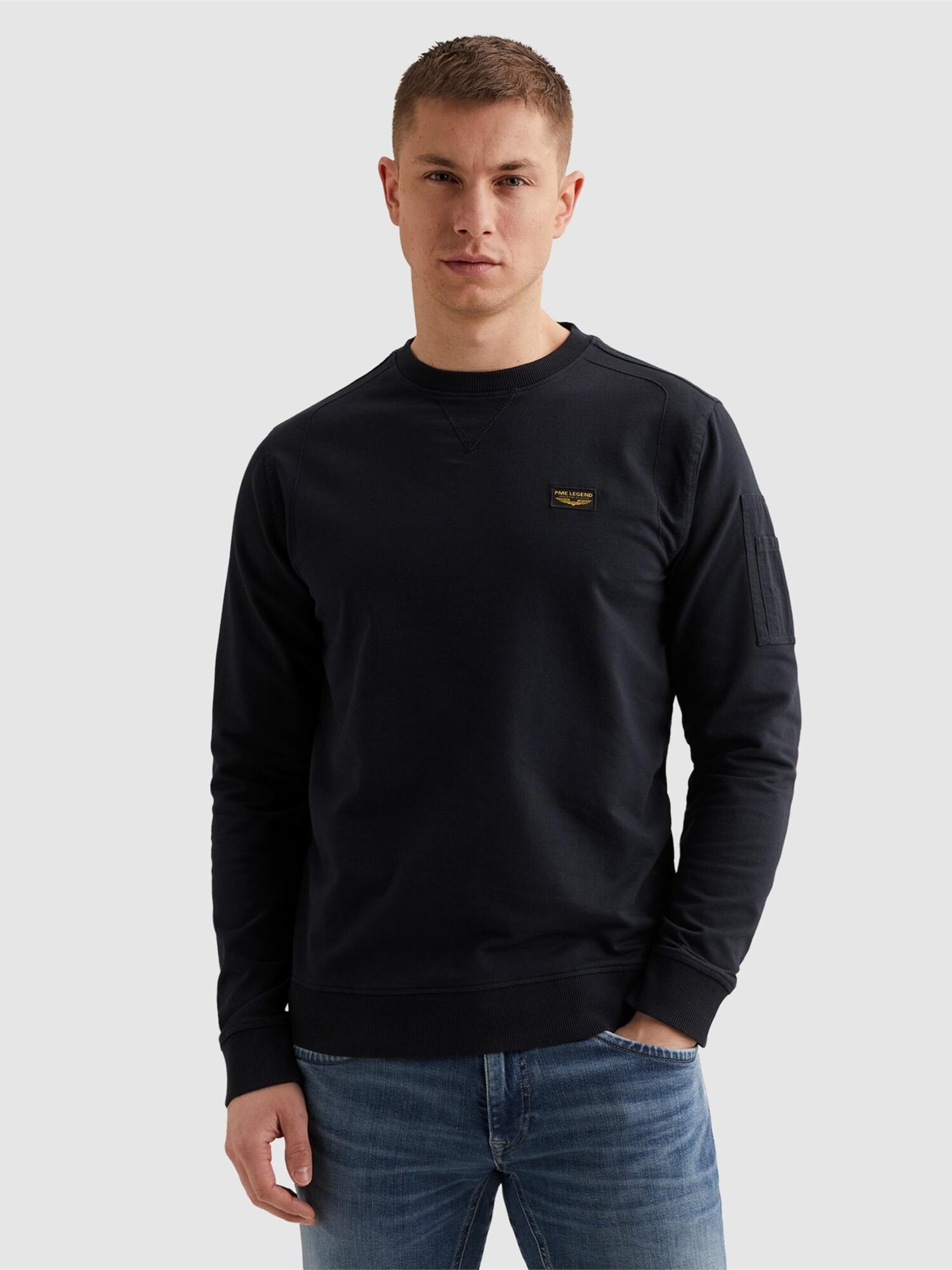 Pme Legend Sweatshirt 'American Classic Sweatshirt' Donkerblauw