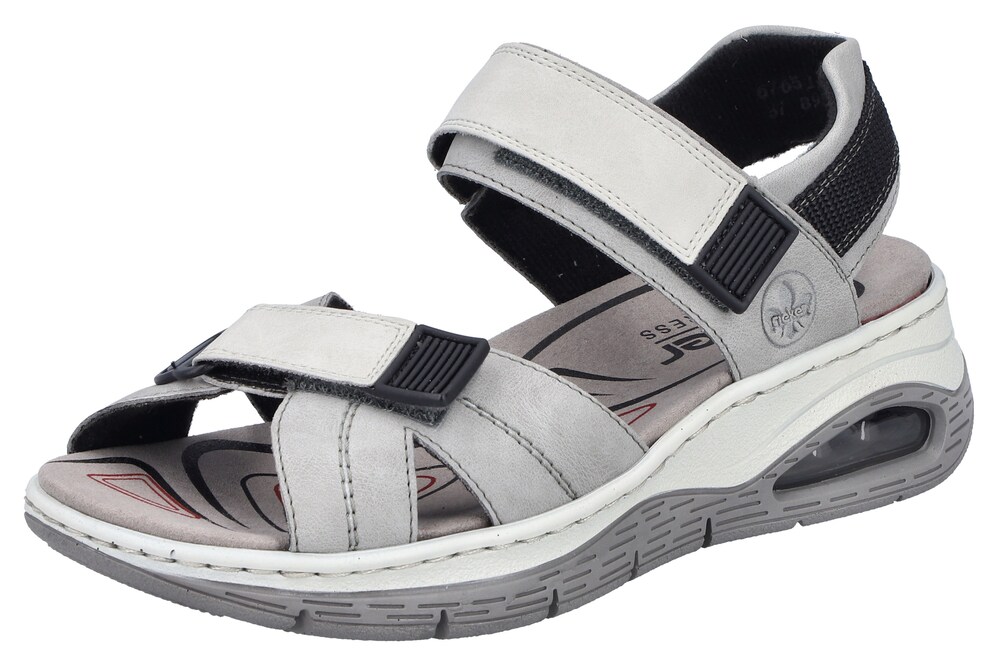Rieker Trekkingsandale Damen Größe 39 grau / schwarz