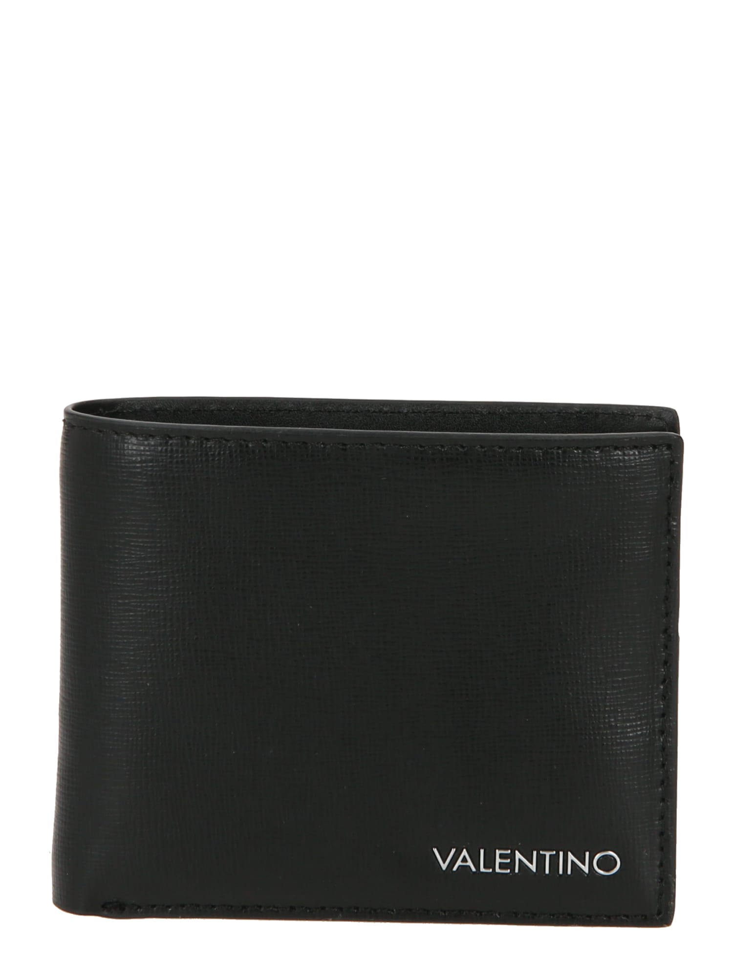VALENTINO Portofel  negru / argintiu