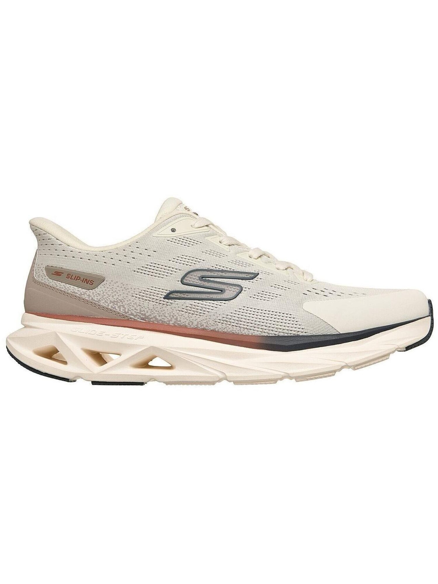 SKECHERS Calzado deportivo 'Glide-step Vortex' ecru / gris