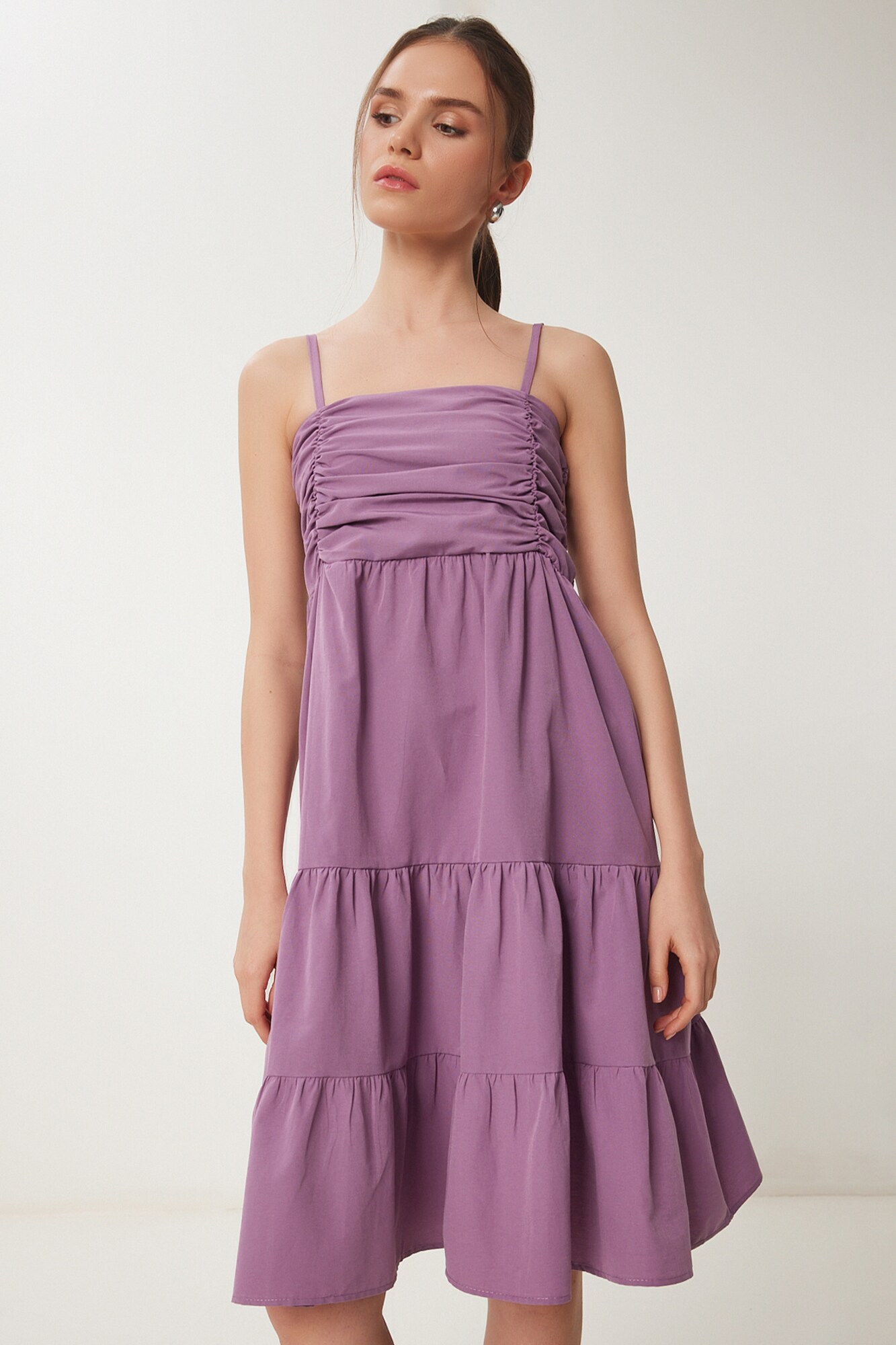 Happiness İstanbul Rochie de vară  mov lavandă