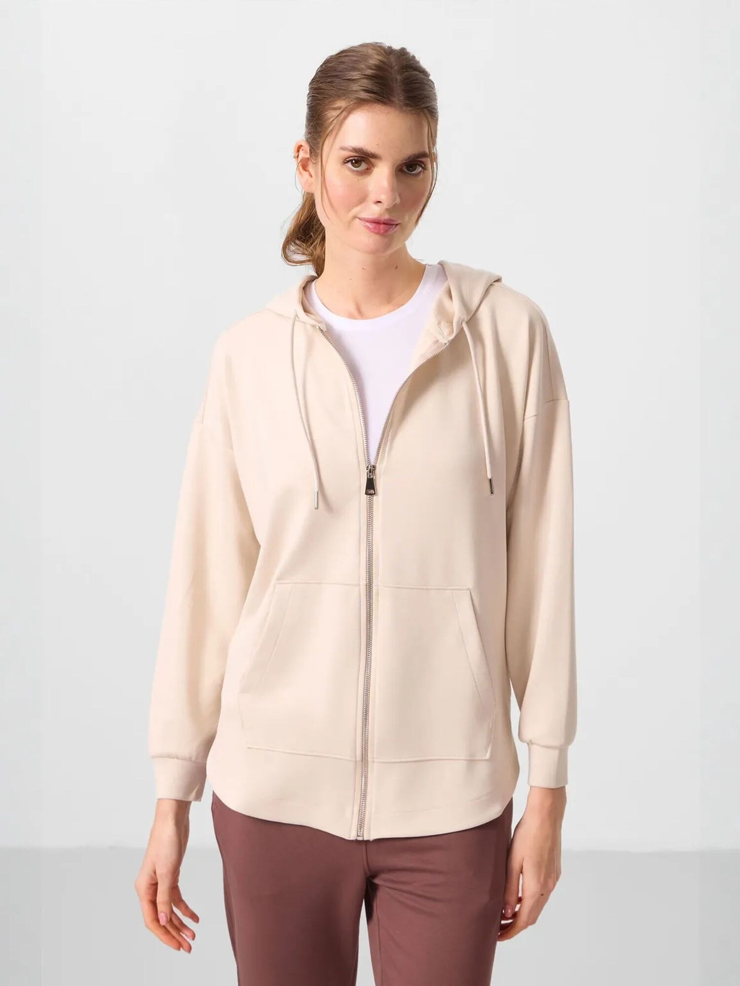 Tommy Life Sweater majica bež