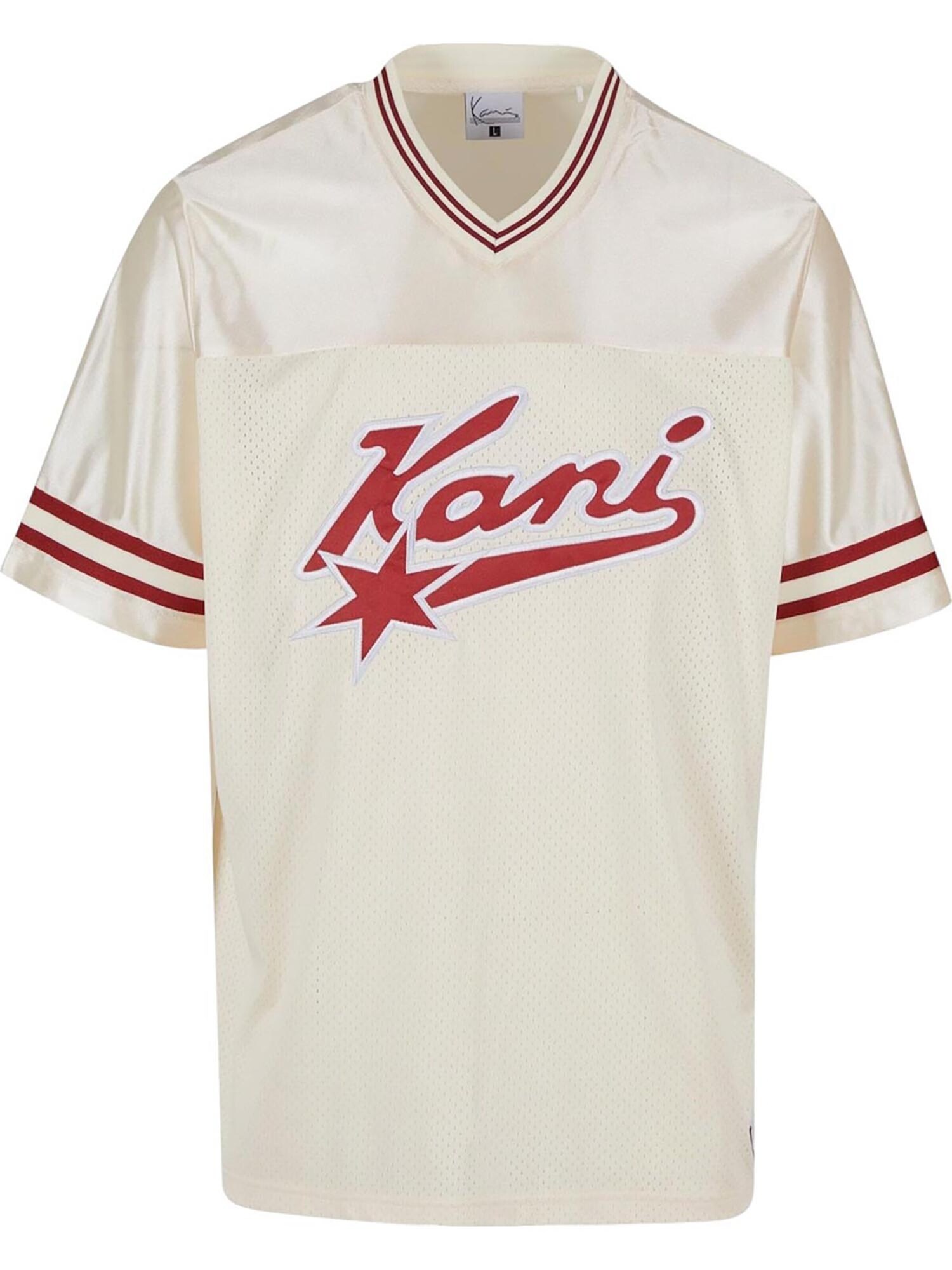 Karl Kani Camiseta 'Varsity'  kitt / lila