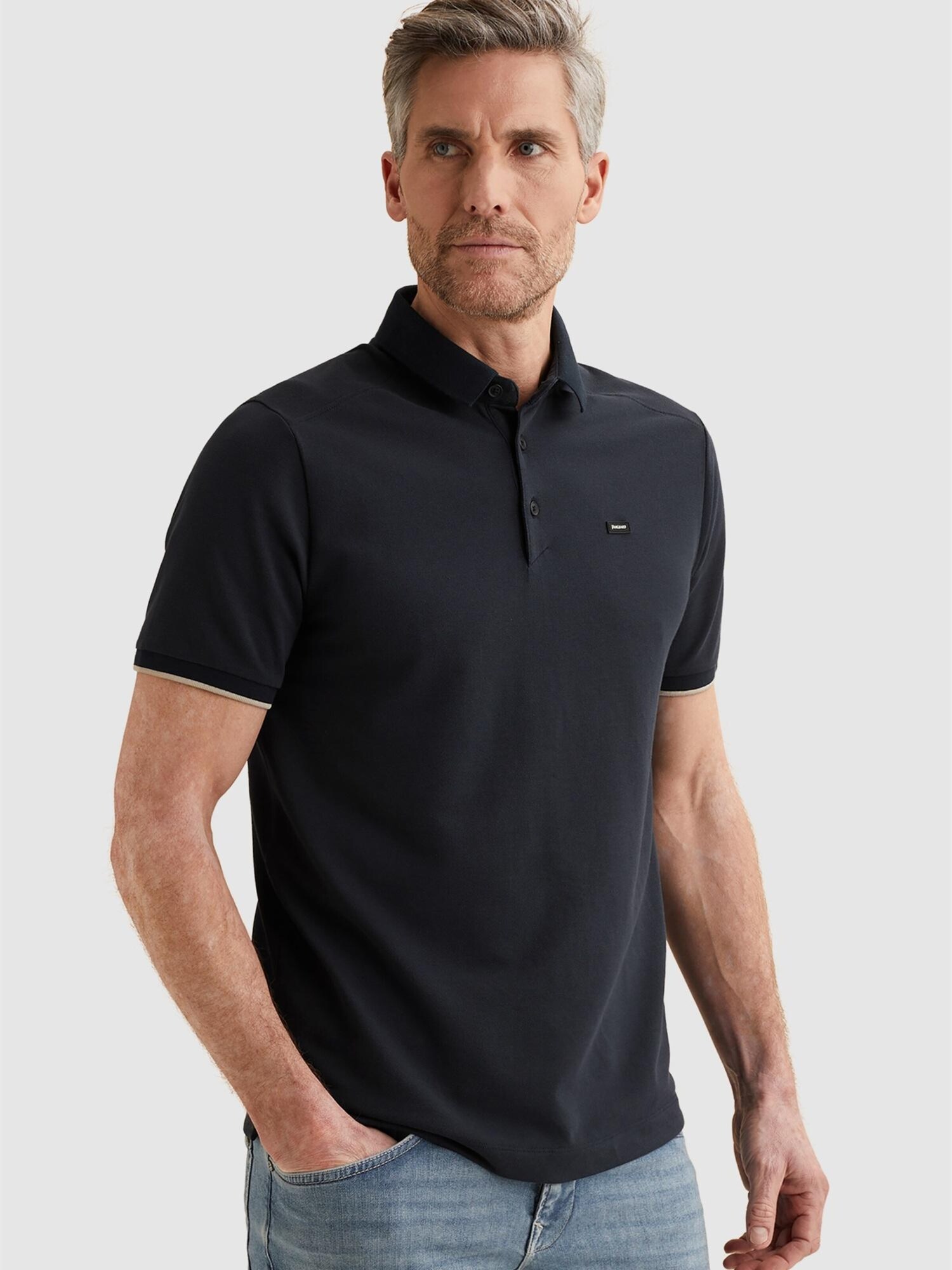 T-shirt 'Polo shirt in piqué blend'