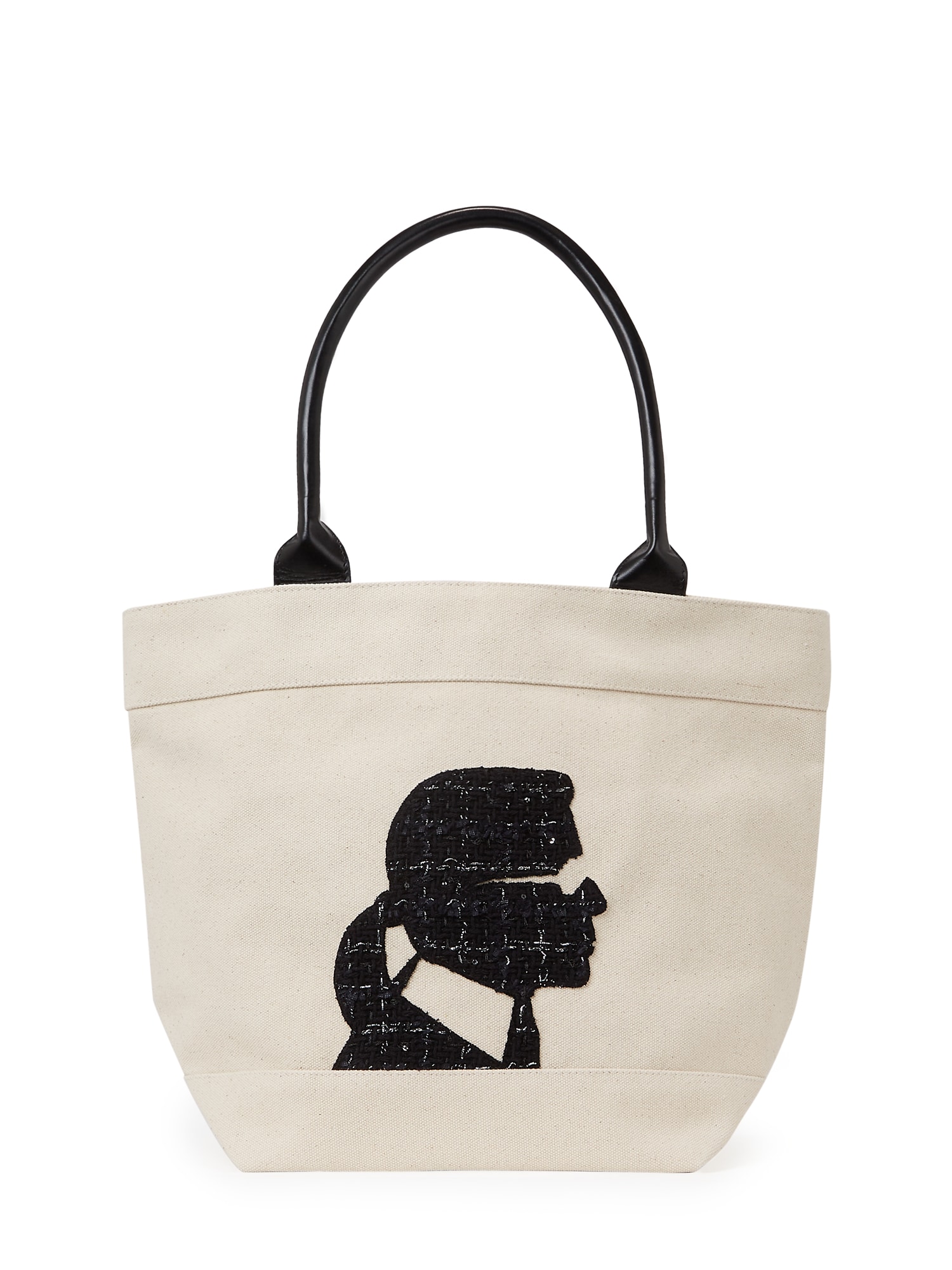 Karl Lagerfeld Shopper torba  ecru/prljavo bijela / crna