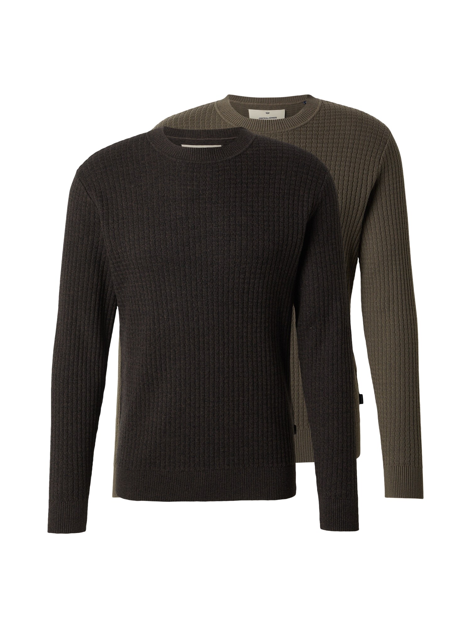 Jack & Jones Premium Pulover JPRBLUBARKLEY  maro / negru