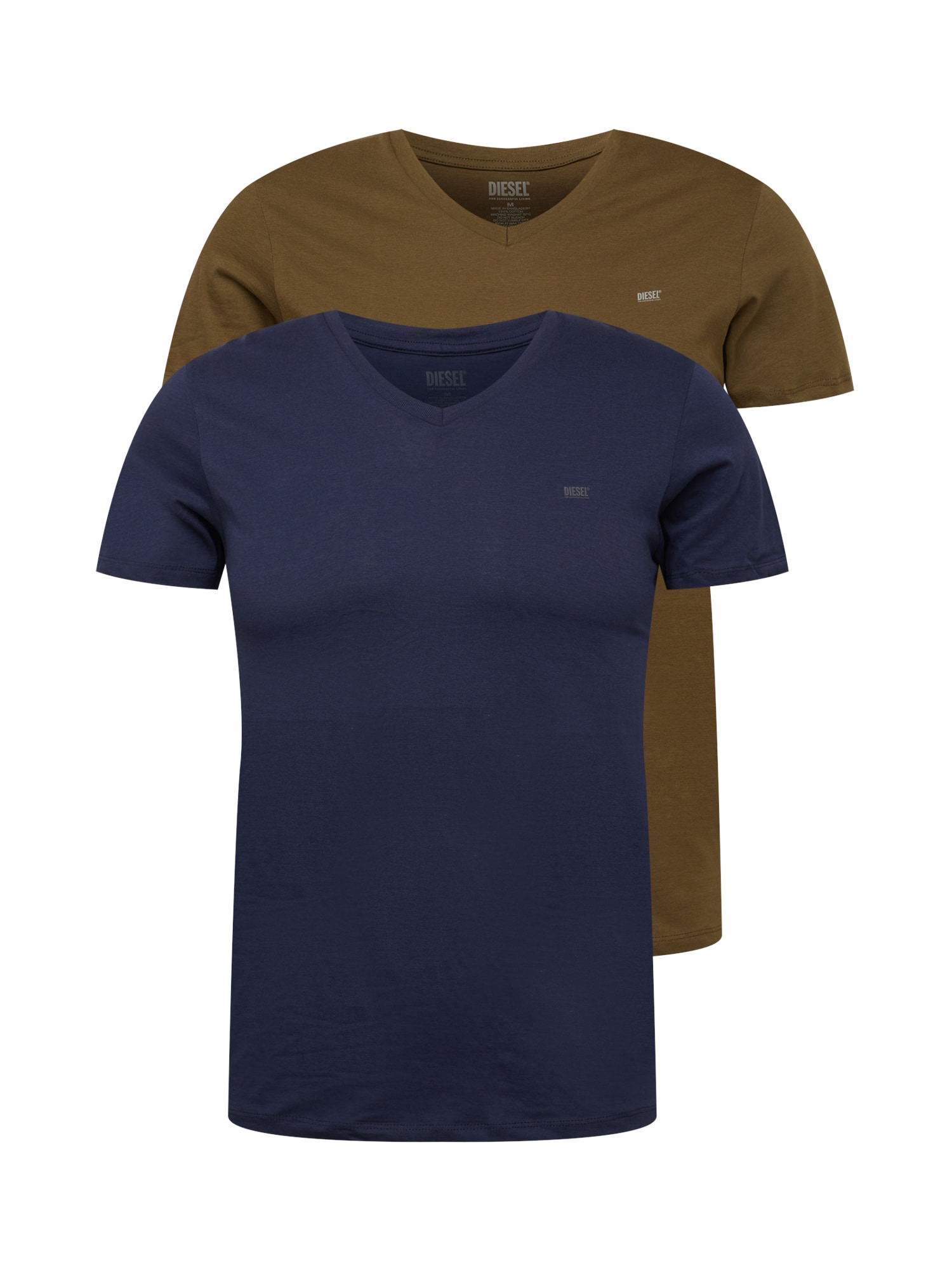 DIESEL Apatiniai marškinėliai 'Michael' tamsiai mėlyna / alyvuogių spalva