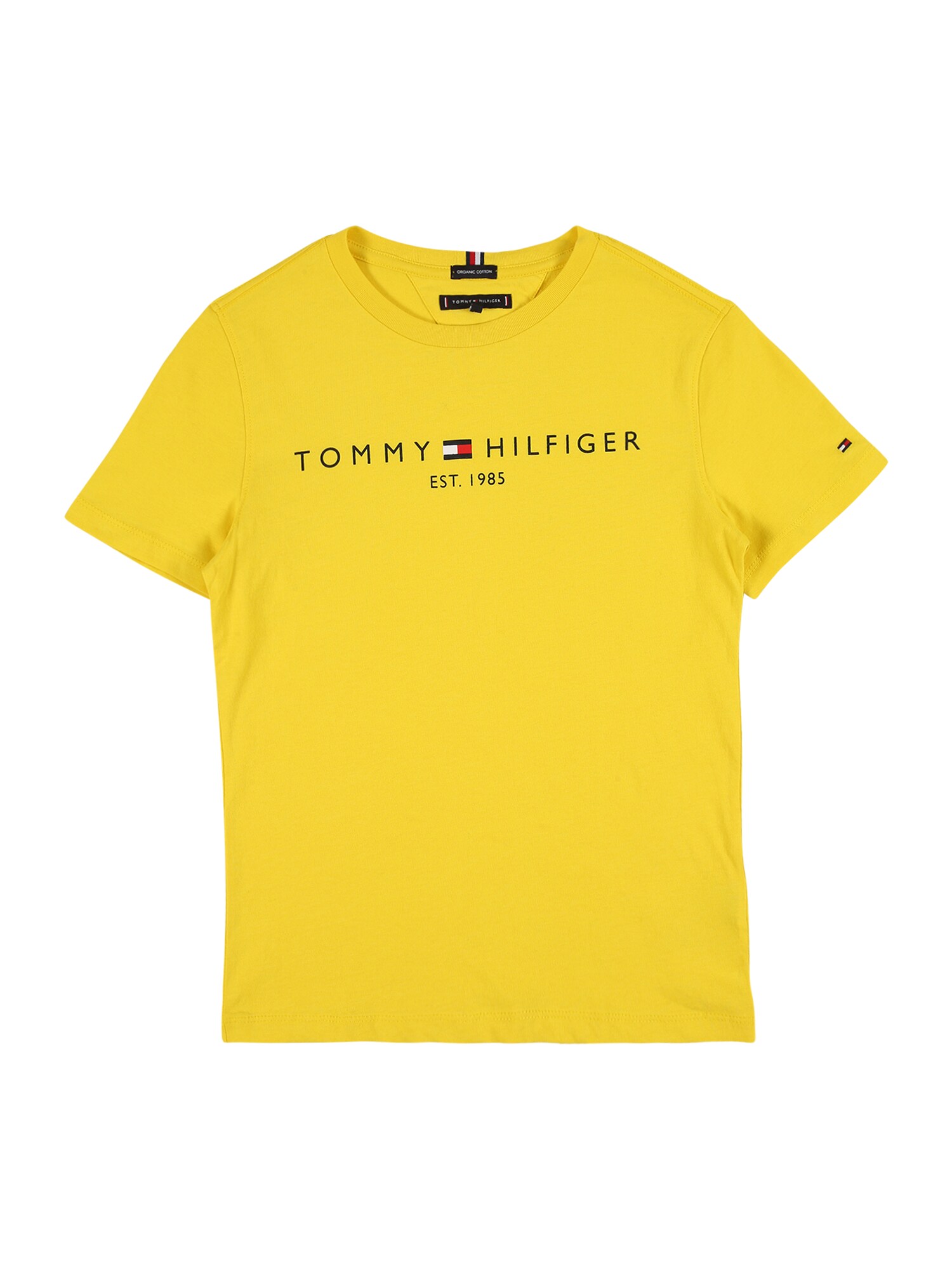 TOMMY HILFIGER Marškinėliai  geltona / nakties mėlyna