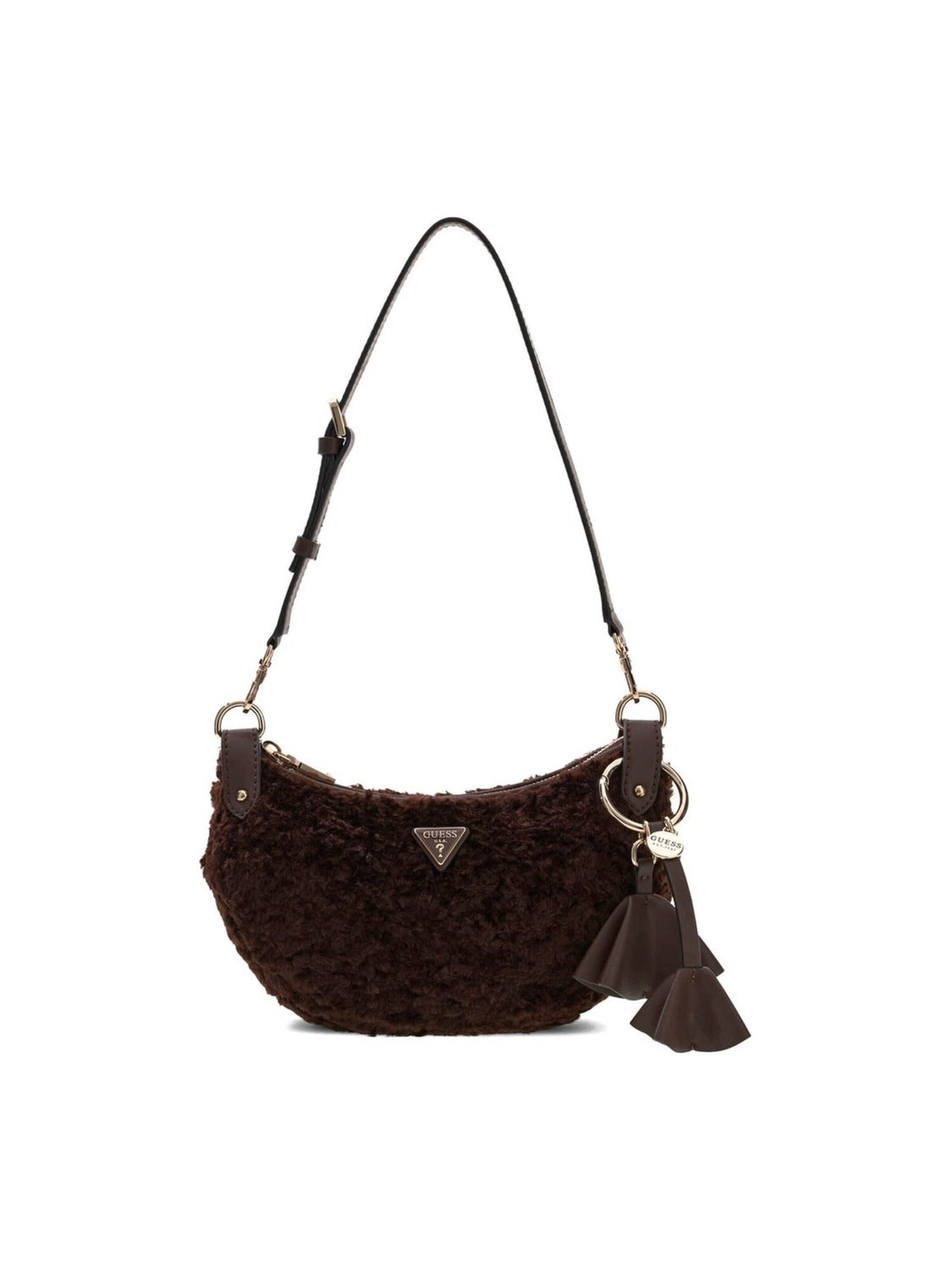 GUESS Bolso de hombro 'Katie'  marrón