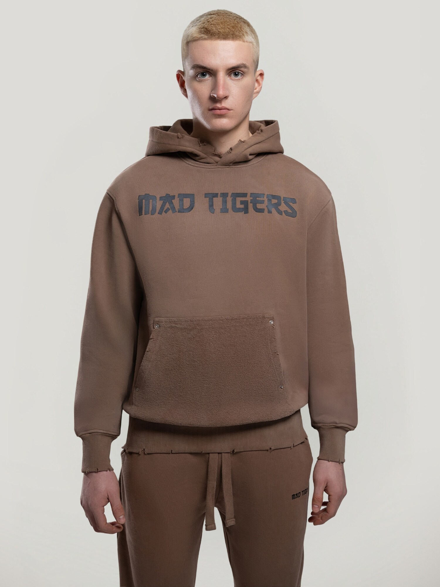 MAD TIGERS Felpa 'Vintage'  camello