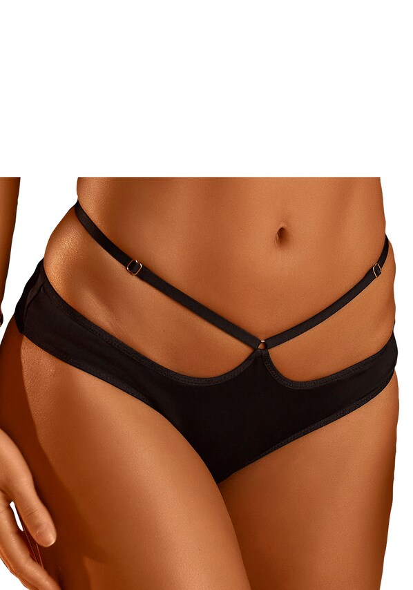 PETITE FLEUR GOLD, Slip, fekete, 2 kép a 5 közül