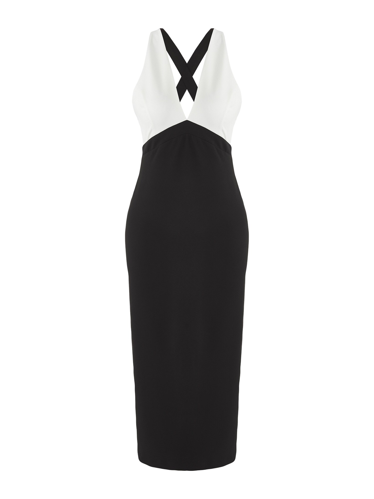 Trendyol Rochie  negru / alb