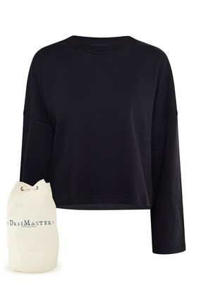 DreiMaster Vintage Sweatshirt Zwart / Offwhite