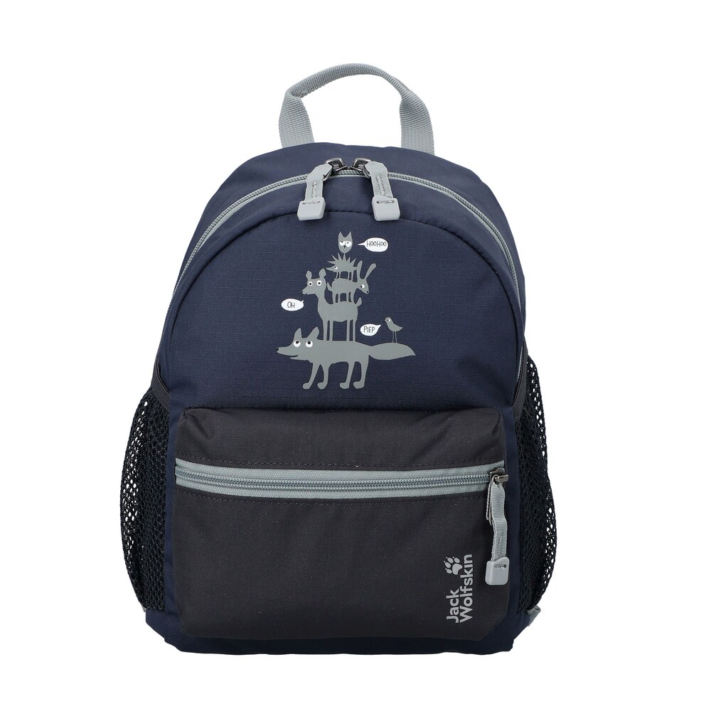 JACK WOLFSKIN Rucksack 'Little Scout' Jungen Größe One Size dunkelblau / grau / schwarz