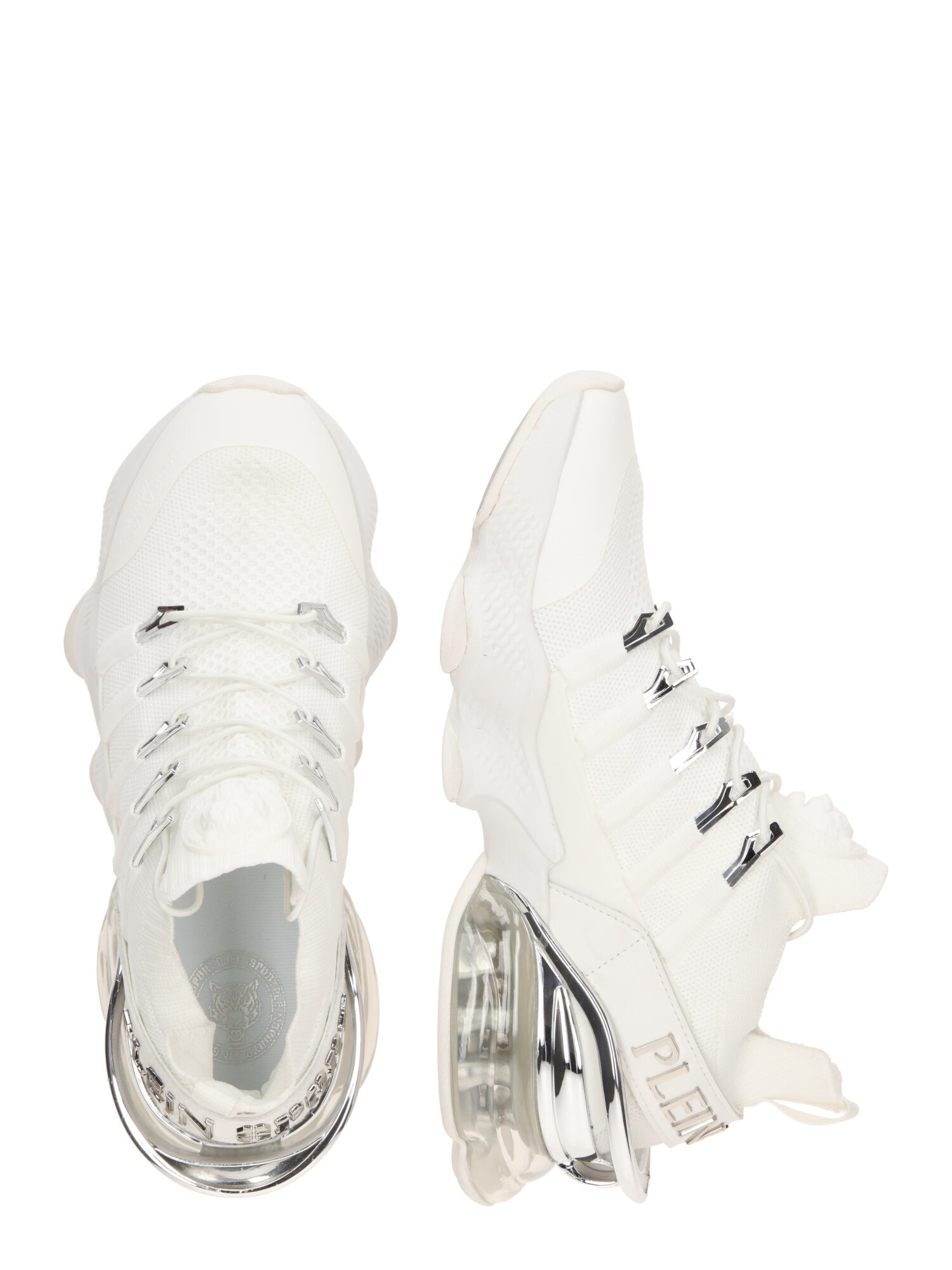 Plein Sport Zapatillas deportivas bajas 'Tiger Attack//Gen.X.04' plata / blanco – imagen 2