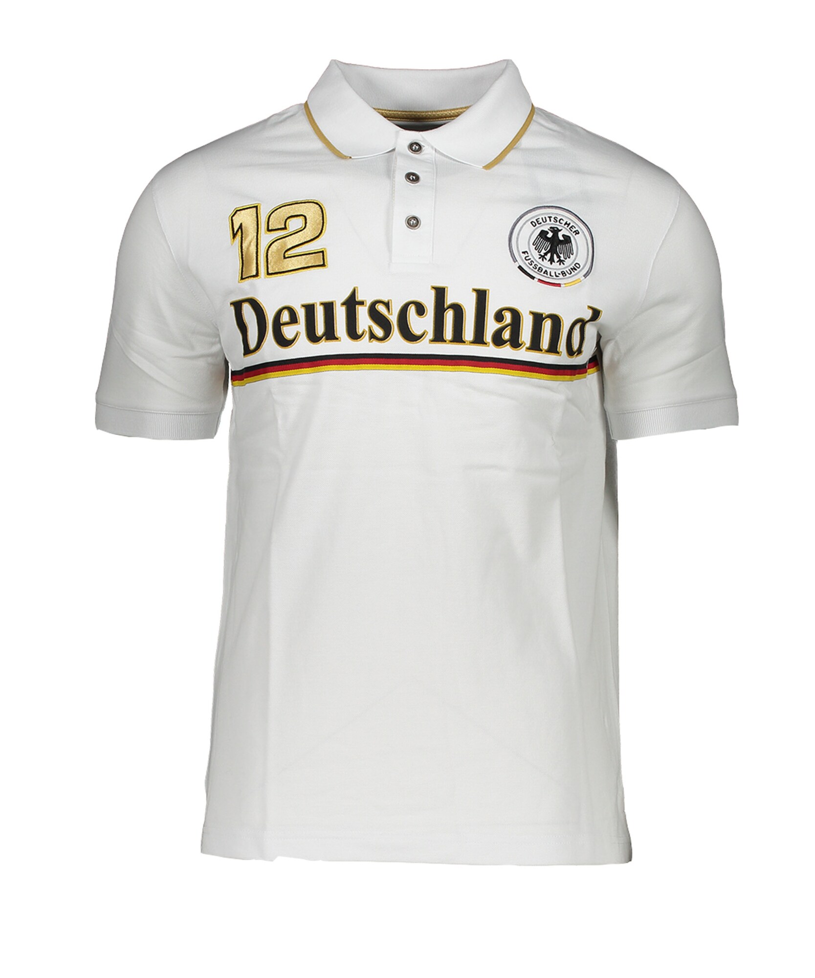 DFB Tricou funcțional  galben / alb