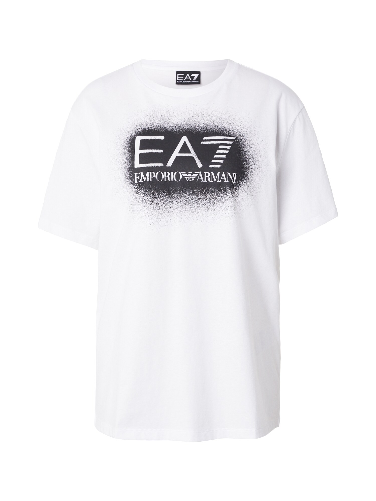 EA7 Emporio Armani Tricou  negru / alb