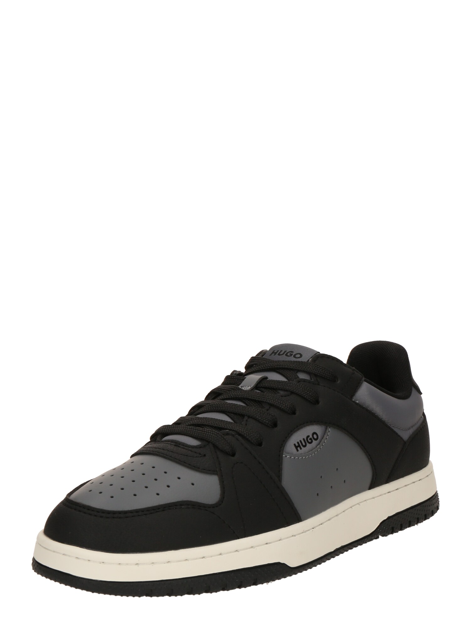 HUGO Sneaker low Hadrian  gri închis / negru