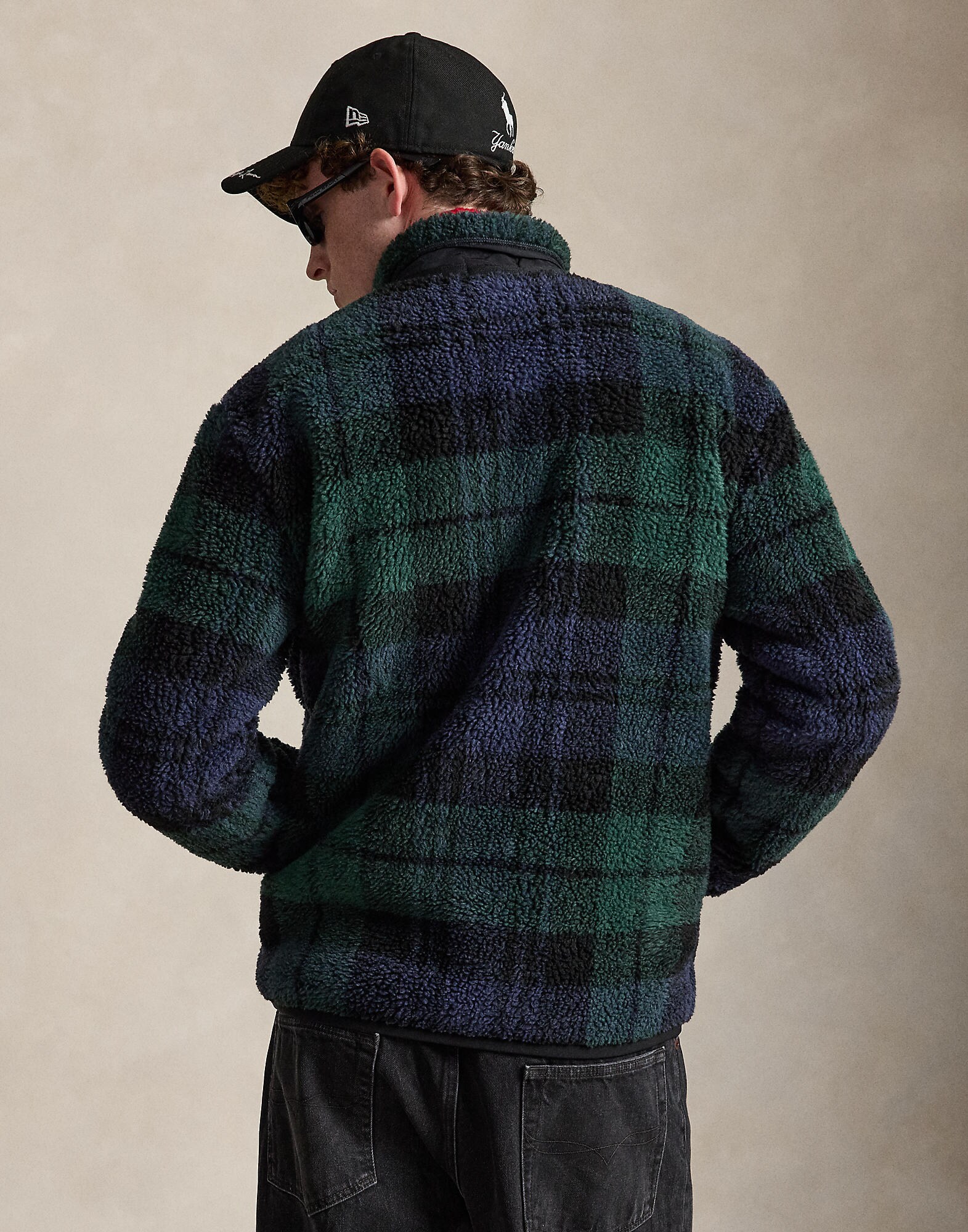 Polo Ralph Lauren Chaqueta de entretiempo  navy / verde / verde oscuro / negro – imagen 4