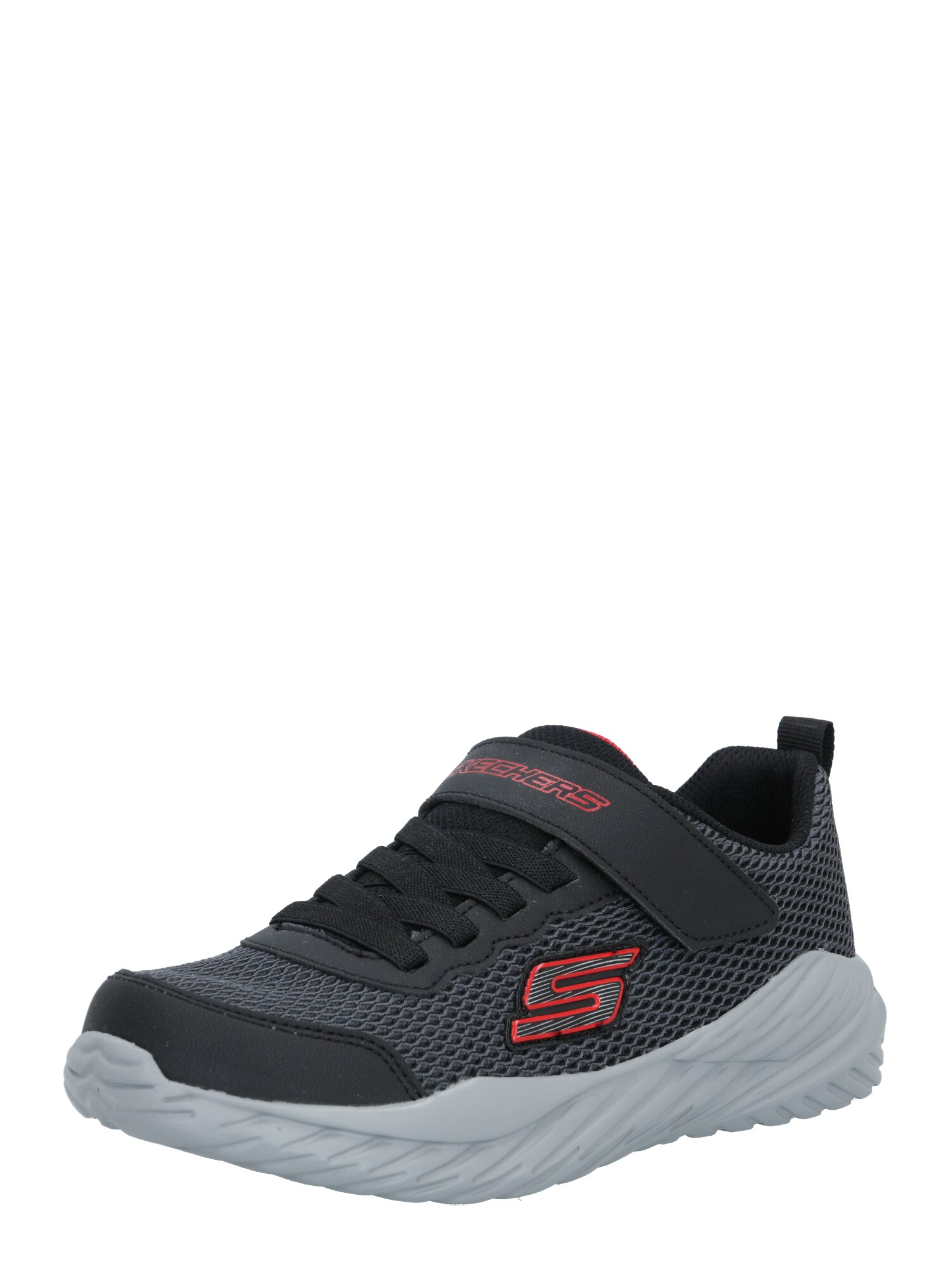 SKECHERS Sportbačiai  juoda / pilka / raudona