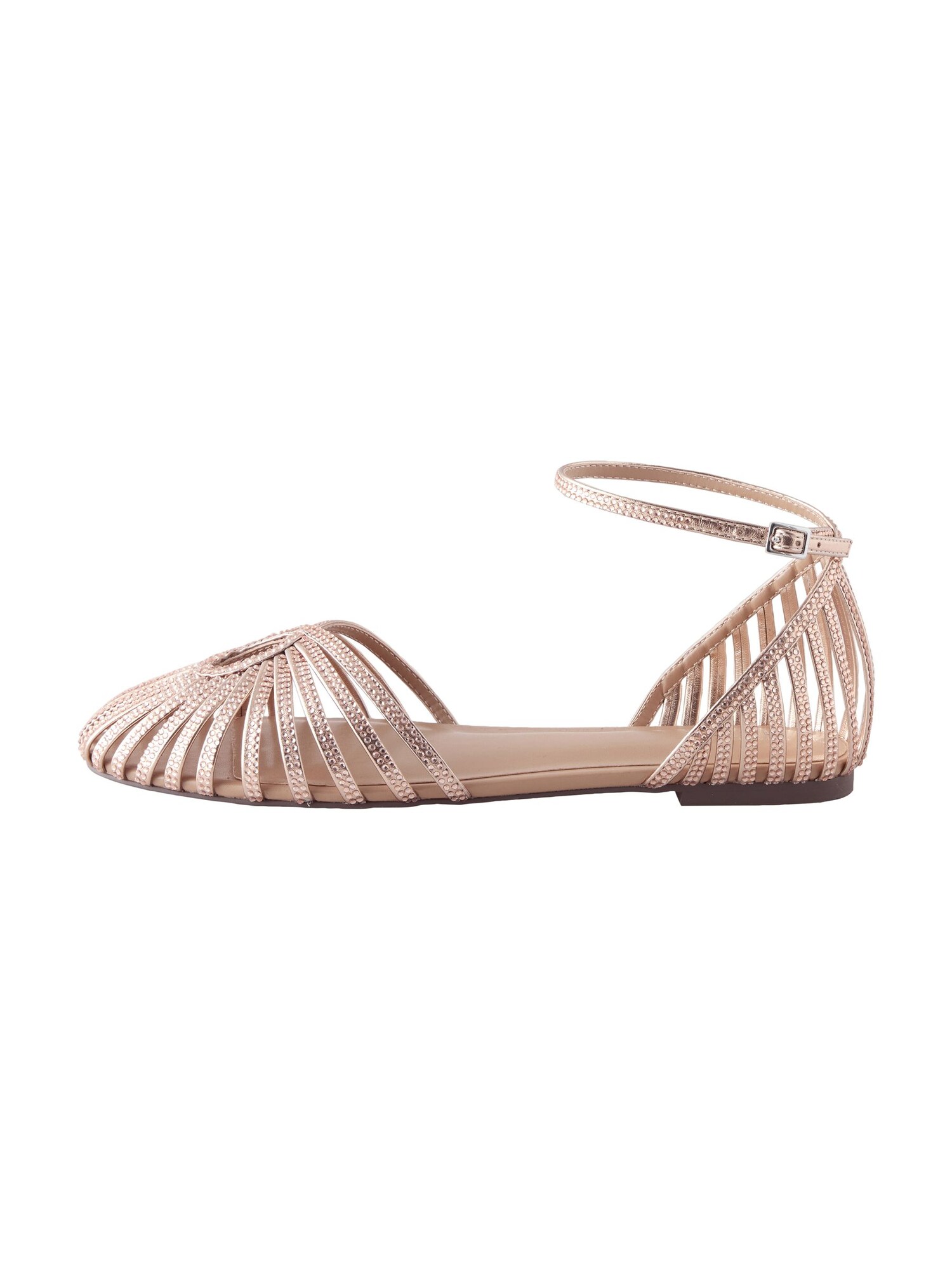 Next Odprte balerinke 'Forever Comfort'  rožnato zlata