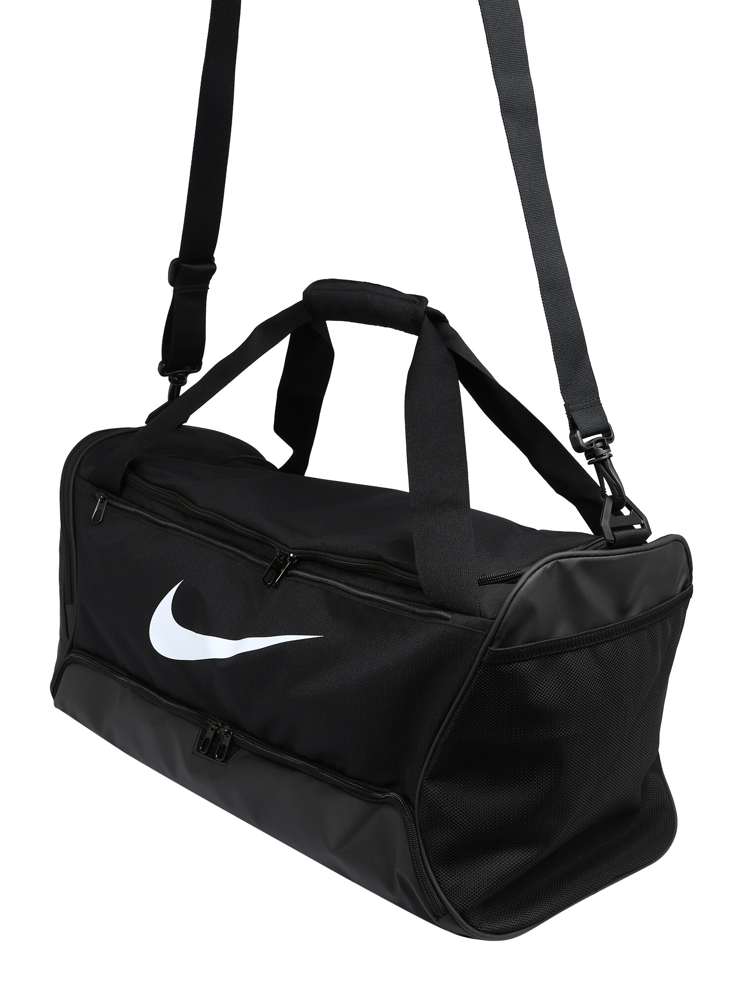 NIKE Sporttáska 'Brasilia 9.5'  fekete / fehér termék 2. képe
