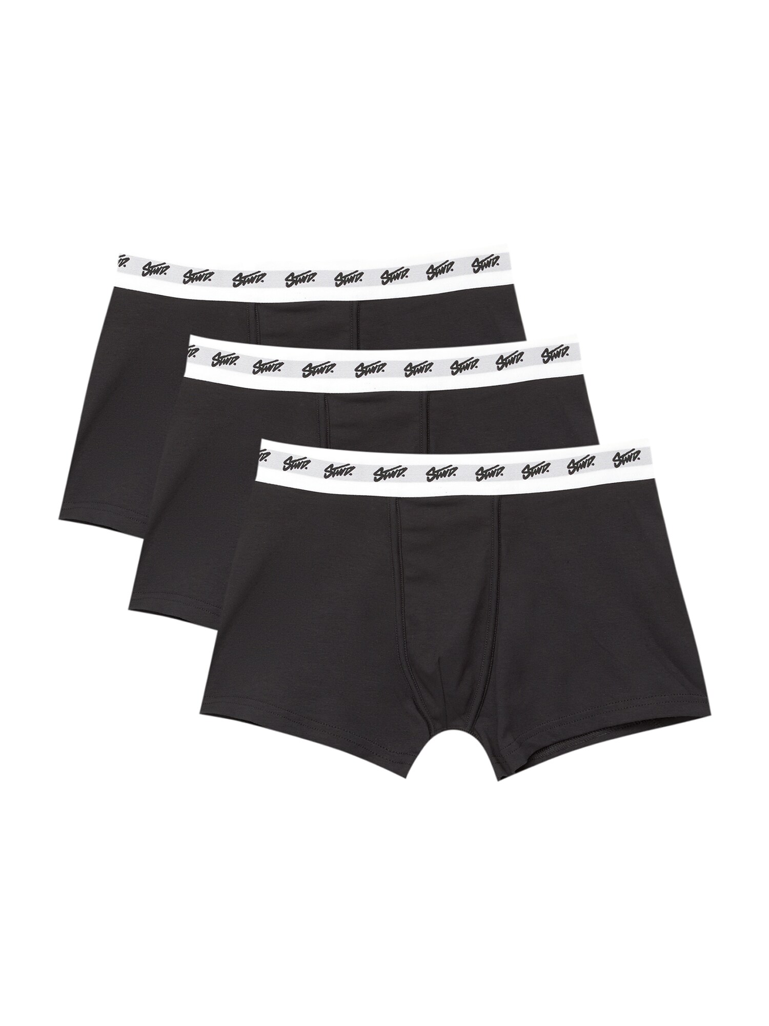 Pull&Bear Boxeri  negru / alb