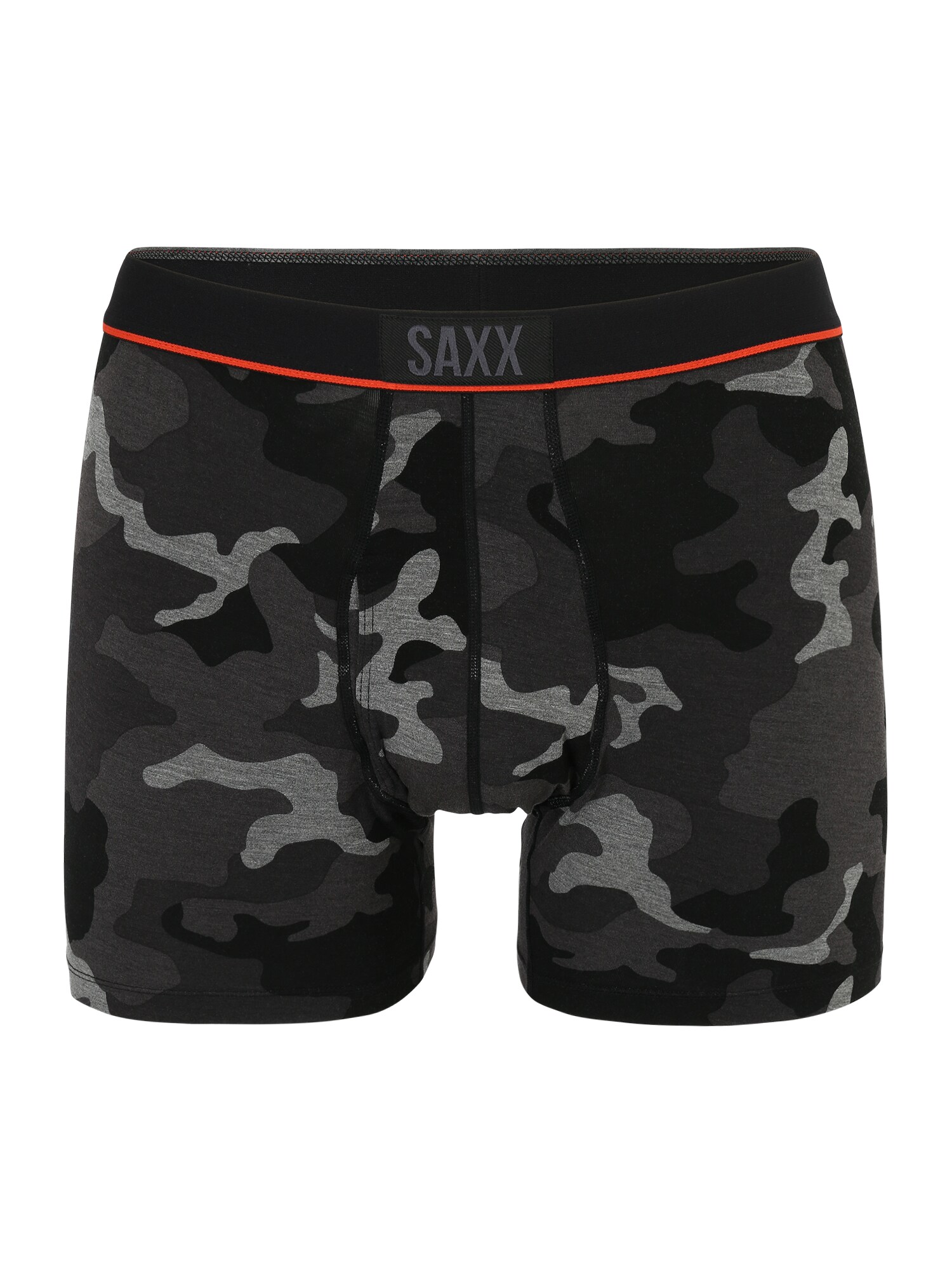 SAXX Sportinės trumpikės šviesiai pilka / margai pilka / oranžinė / juoda