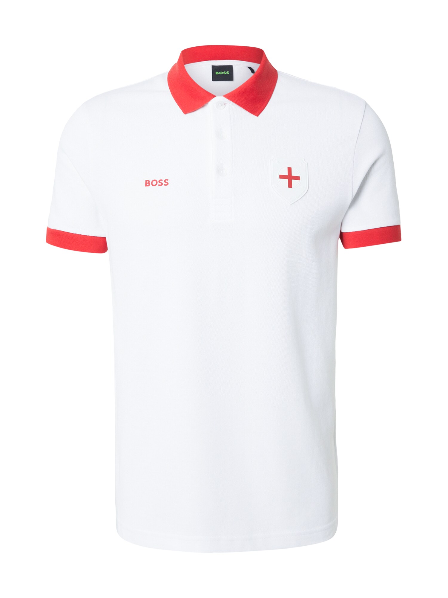 BOSS Tricou  portocaliu / alb
