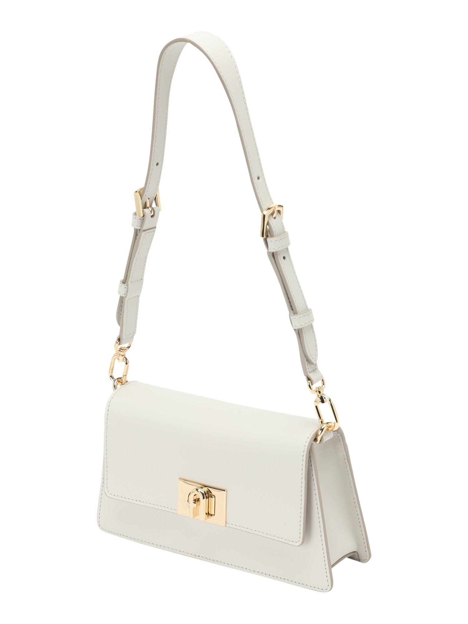 FURLA Чанта за през рамо 'ZOE'  злато / бяло