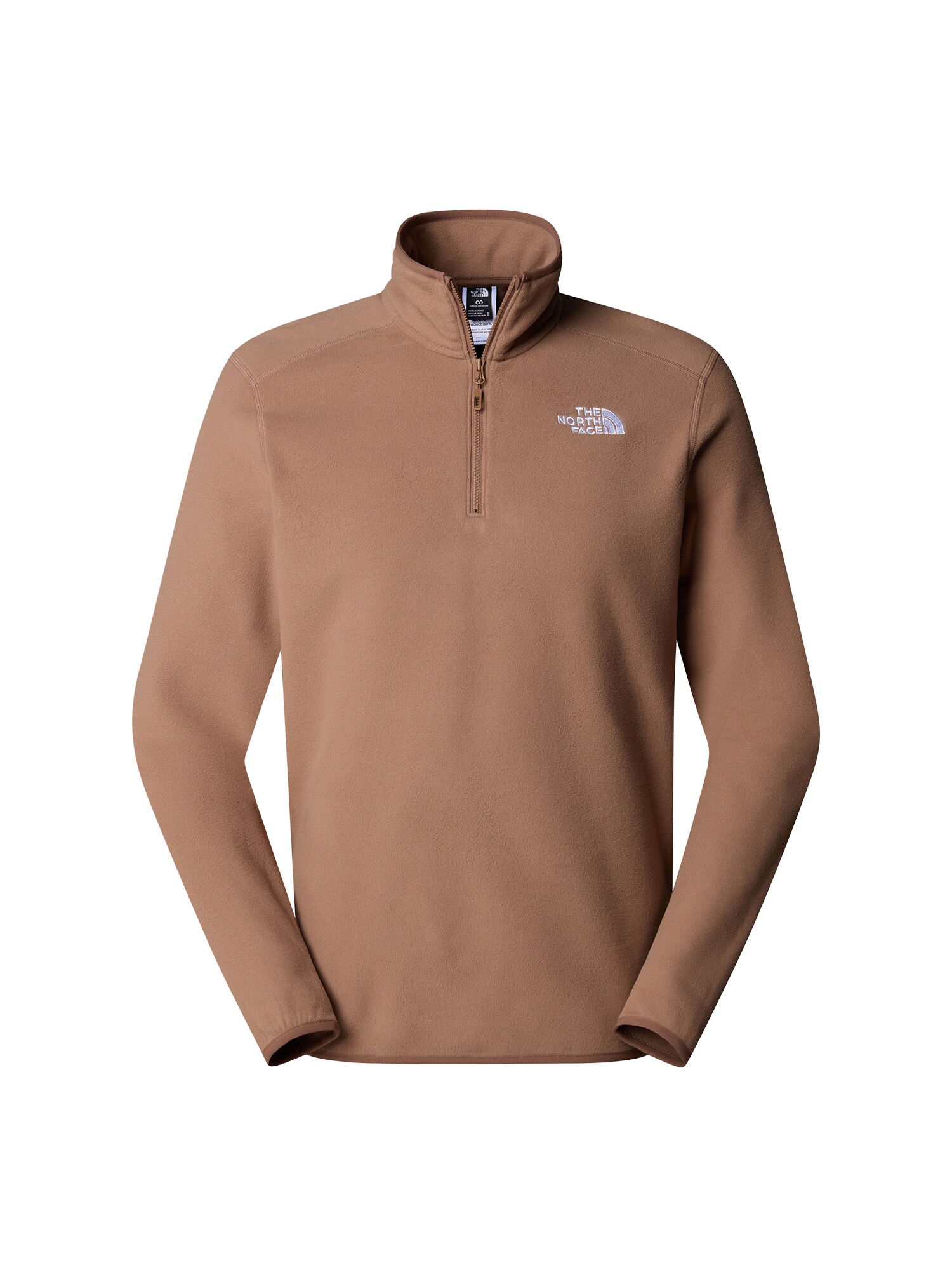 THE NORTH FACE Sportpulóverek 'Glacier'  világosbarna / fehér akciós termékkép 1