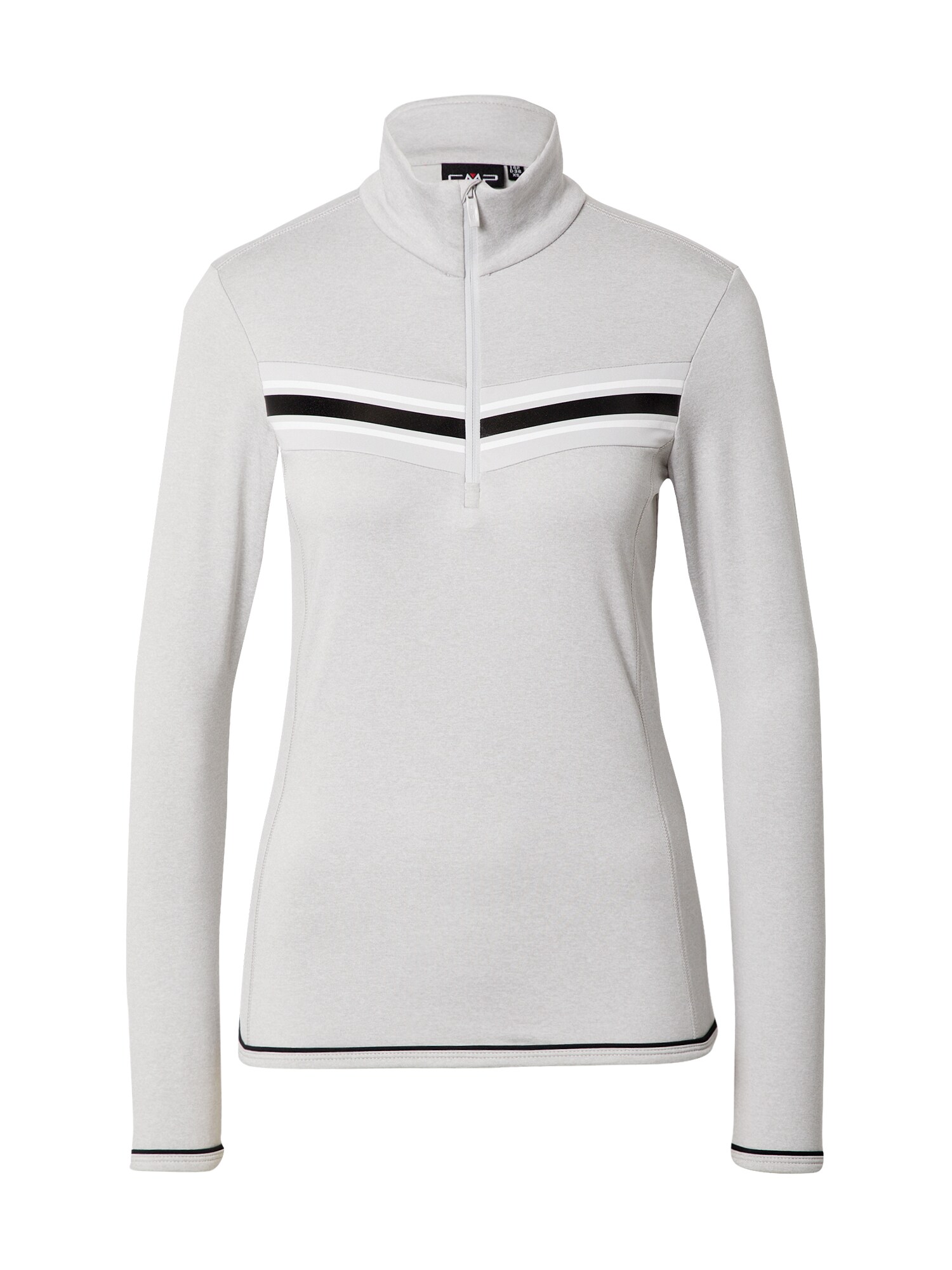 CMP Sportinio tipo megztinis  šviesiai pilka / juoda / balta