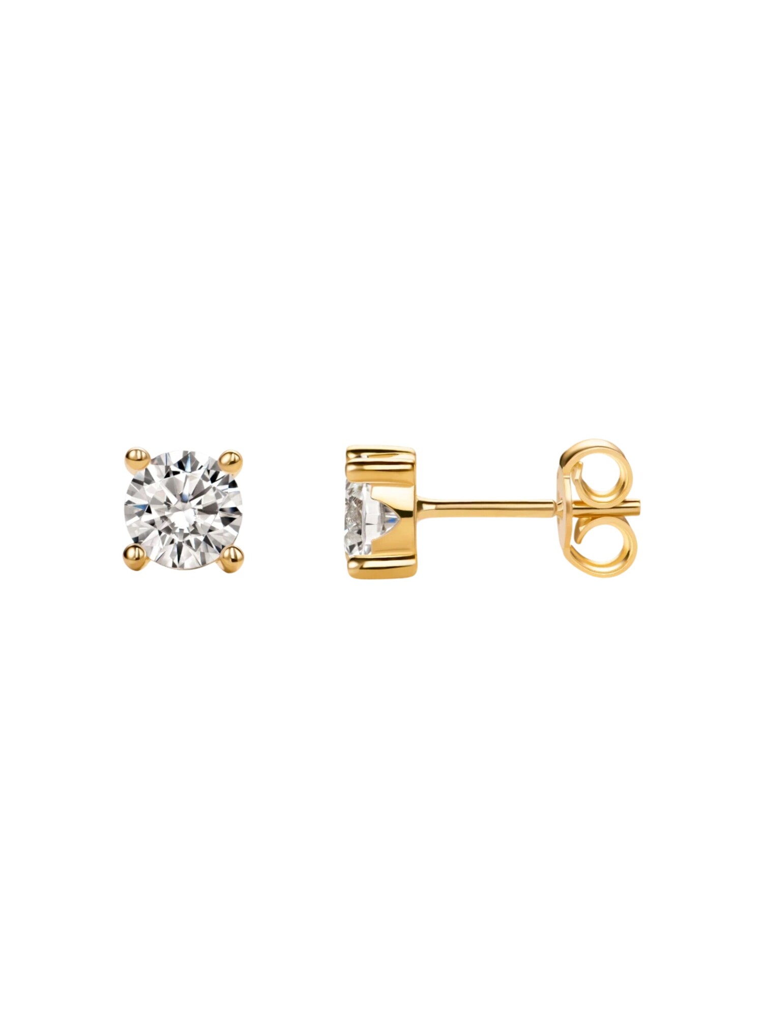 DIAMANT LETERNEL Naušnice 'Ohrringe aus 585 Gelbgold' zlatna