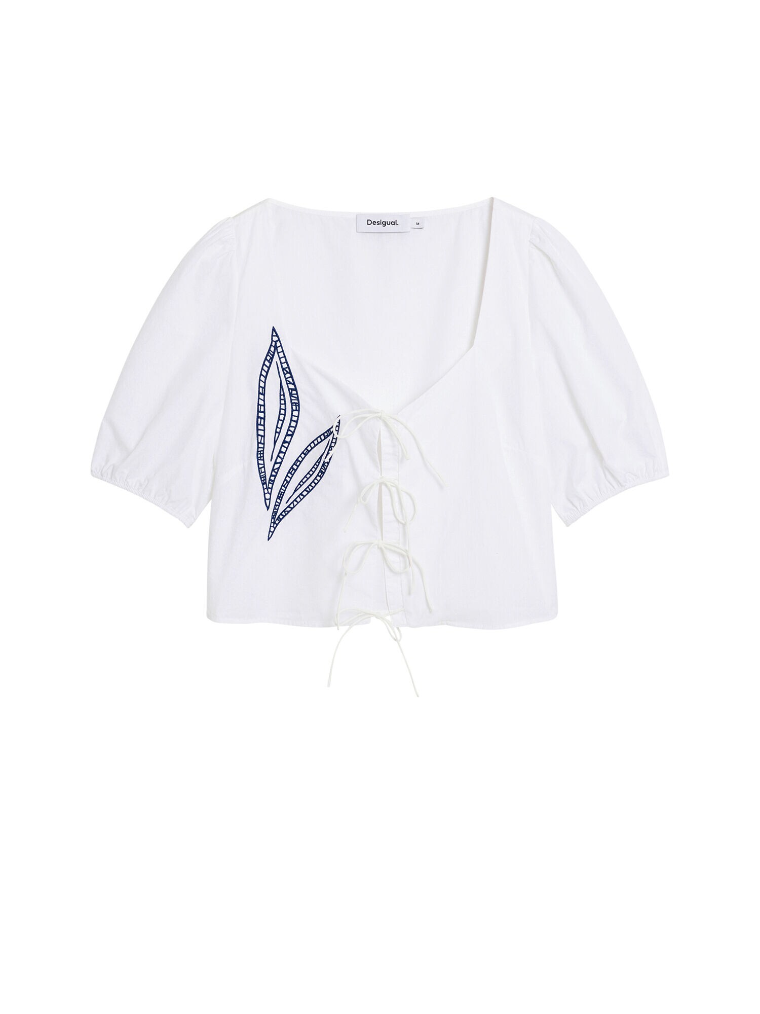 Desigual Bluză  bleumarin / alb
