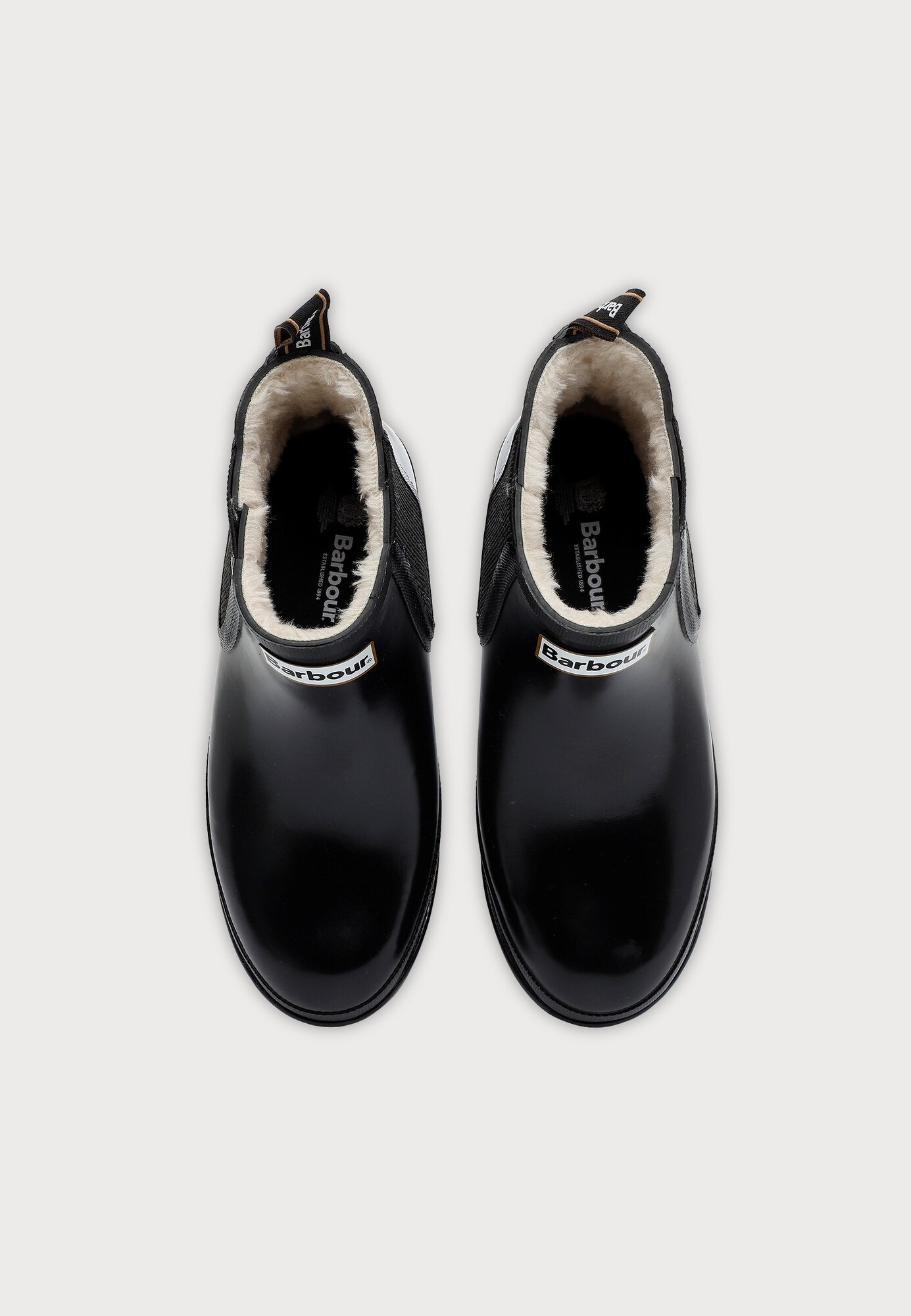 Barbour Botas de lluvia 'Halton Welly'  negro – imagen 4
