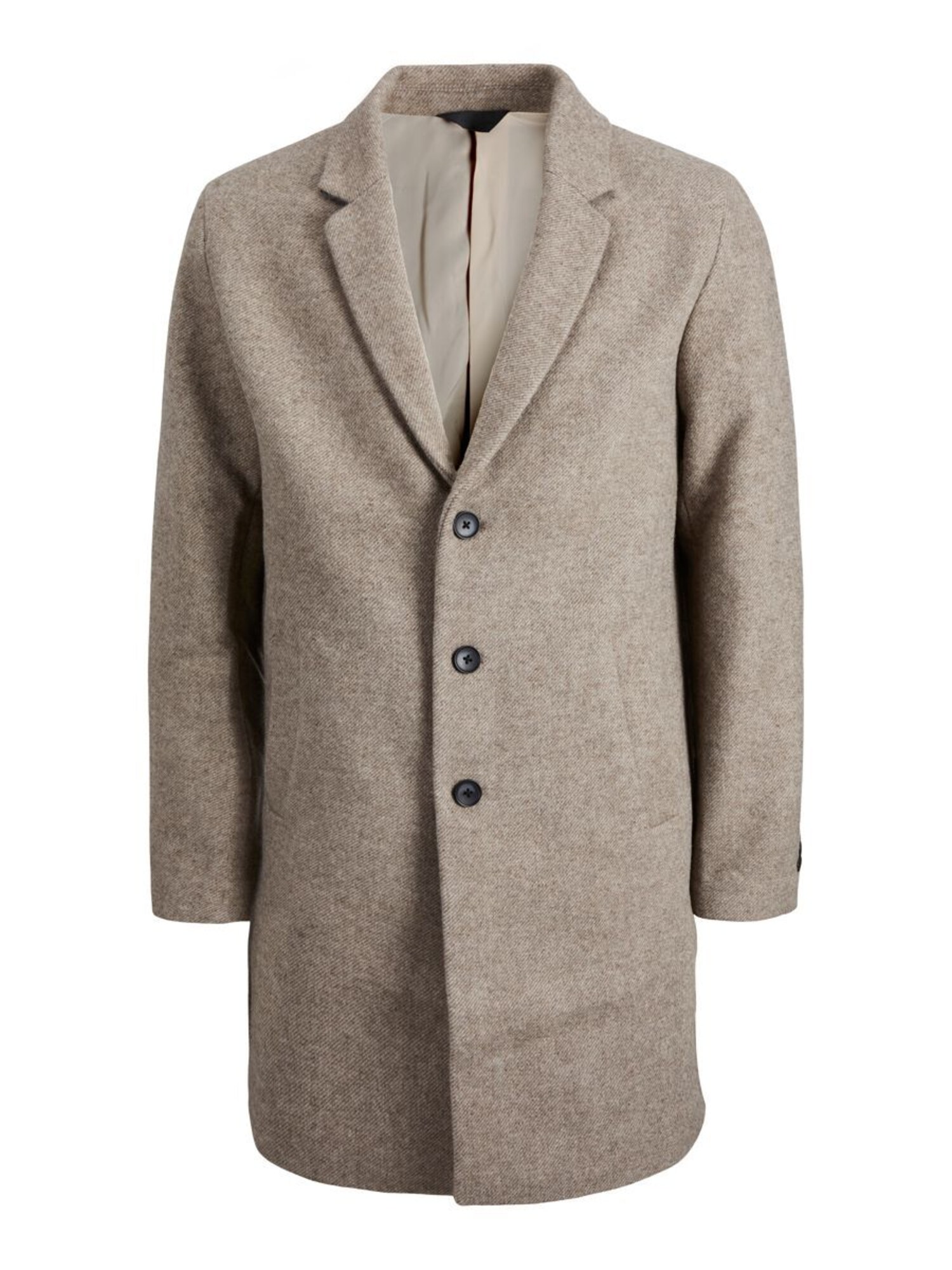 JACK & JONES Prechodný kabát  sivobéžová
