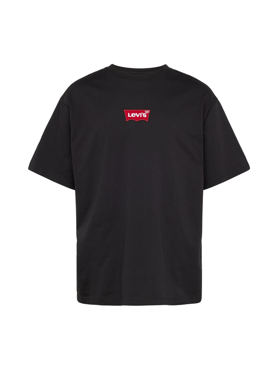 T-shirt 'Vintage Fit Graphic Tee' röd / svart