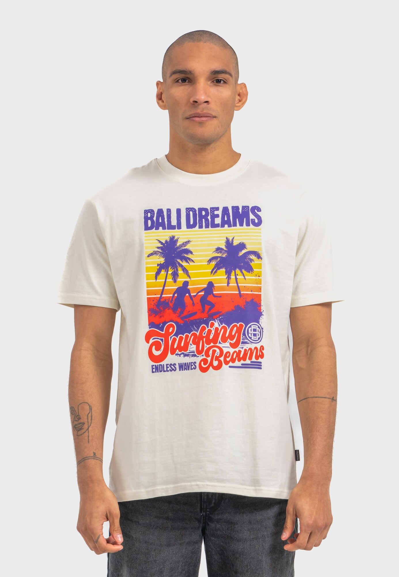 Thumbnail - T-Shirt 'Wrldvibe Bali Beam Graphic'