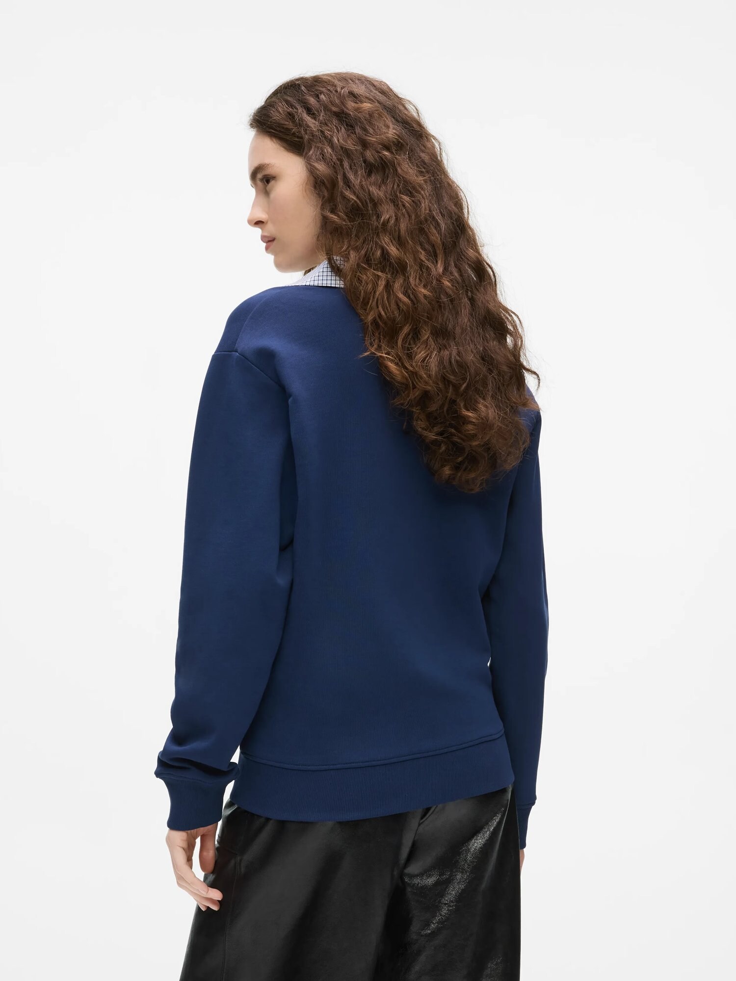 Karl Lagerfeld Sudadera 'Ikon' azul oscuro / blanco – imagen 3