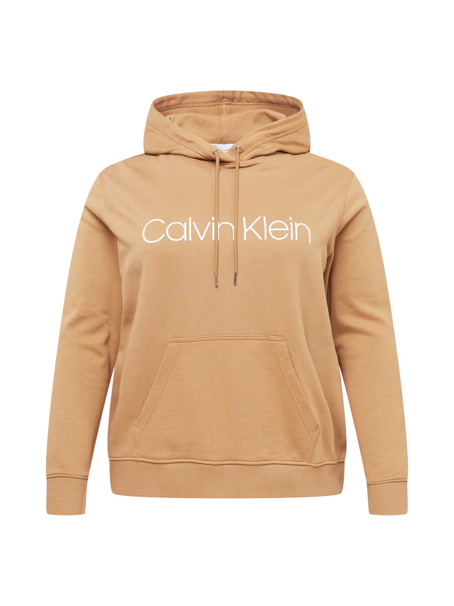 Calvin Klein Curve Sweatshirt  castanho claro / offwhite
