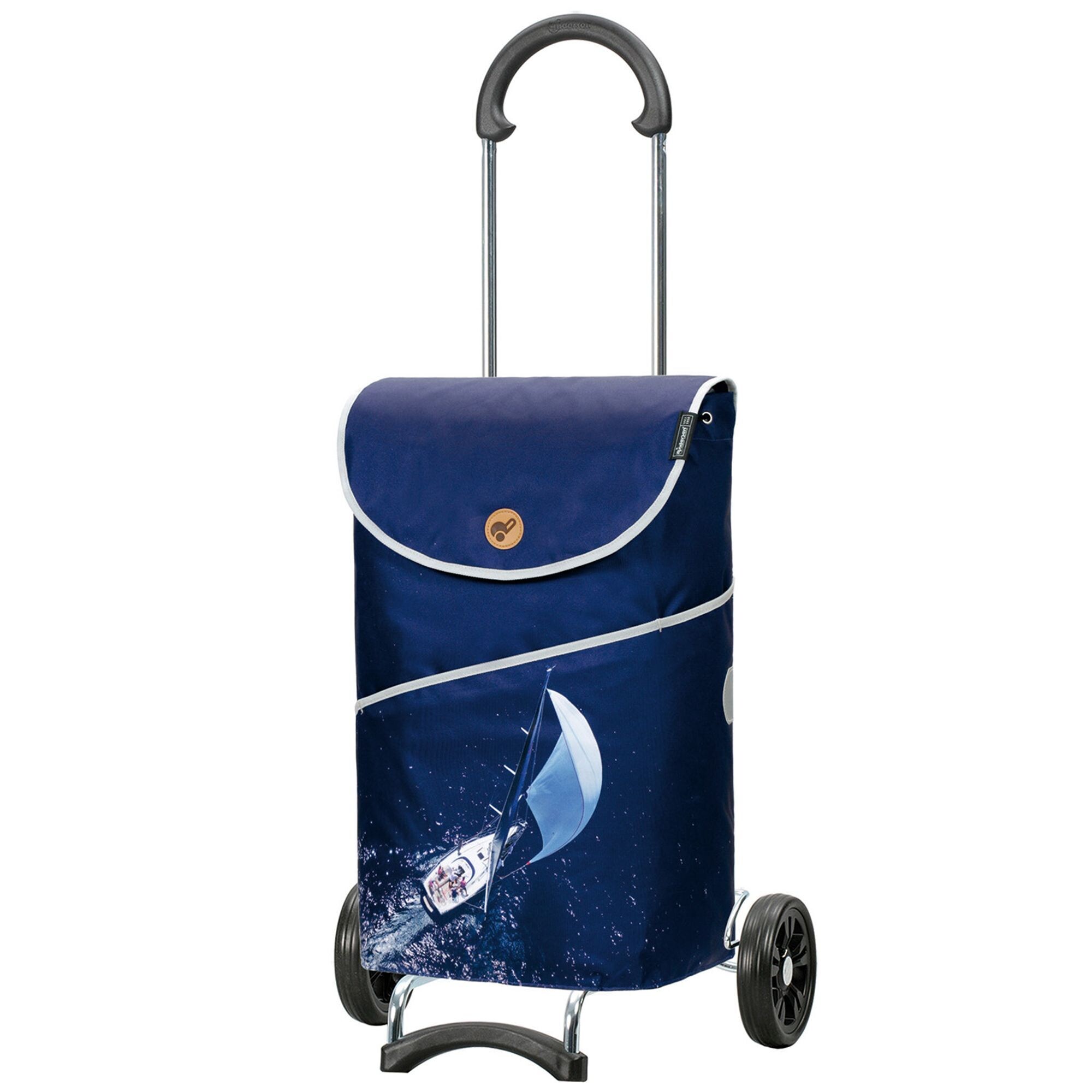 Andersen Shopper Trolley 'Scala' Donkerblauw / Gemengde Kleuren