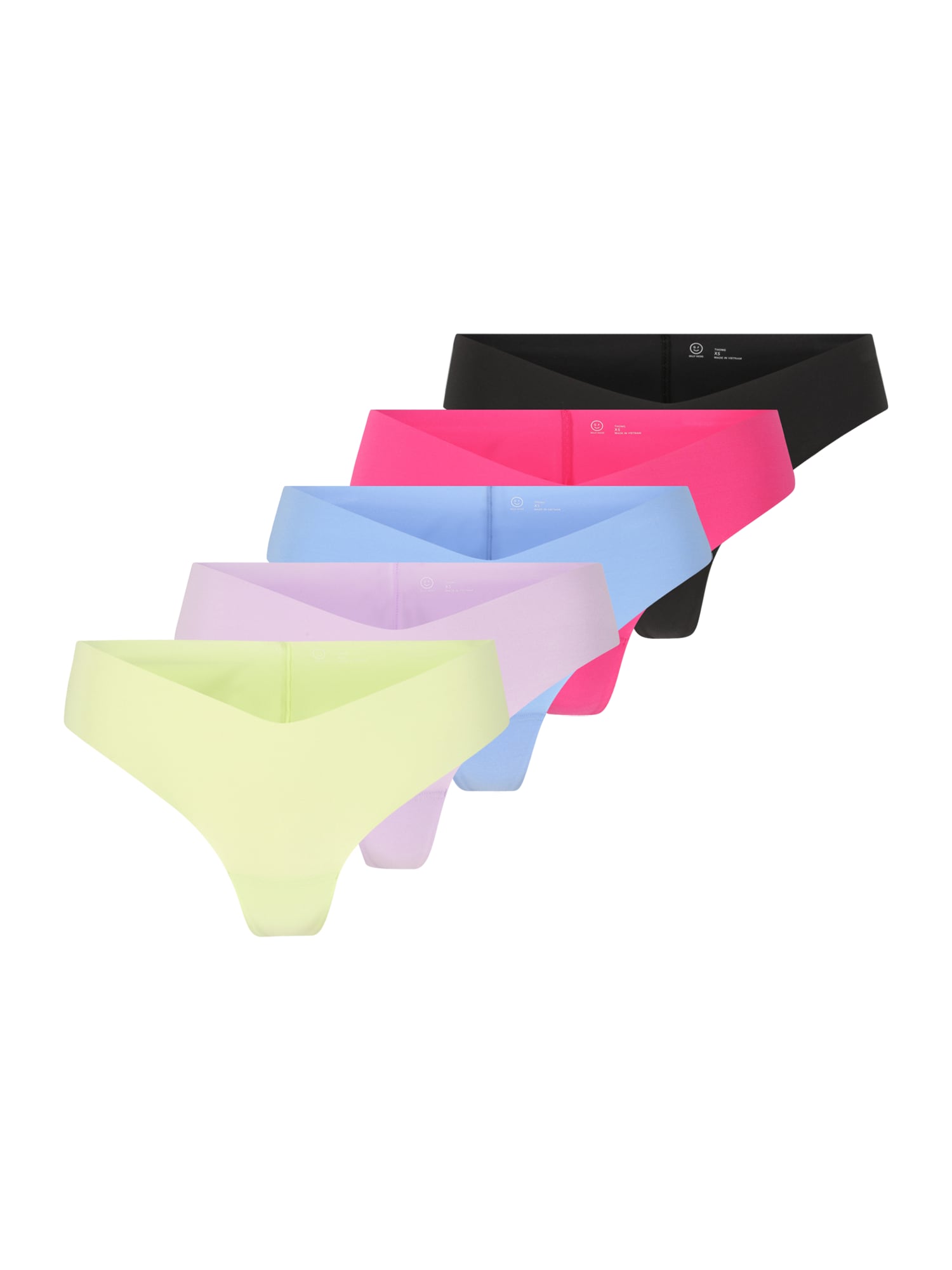 Gilly Hicks Tanga  azul claro / lila claro / rosa / negro