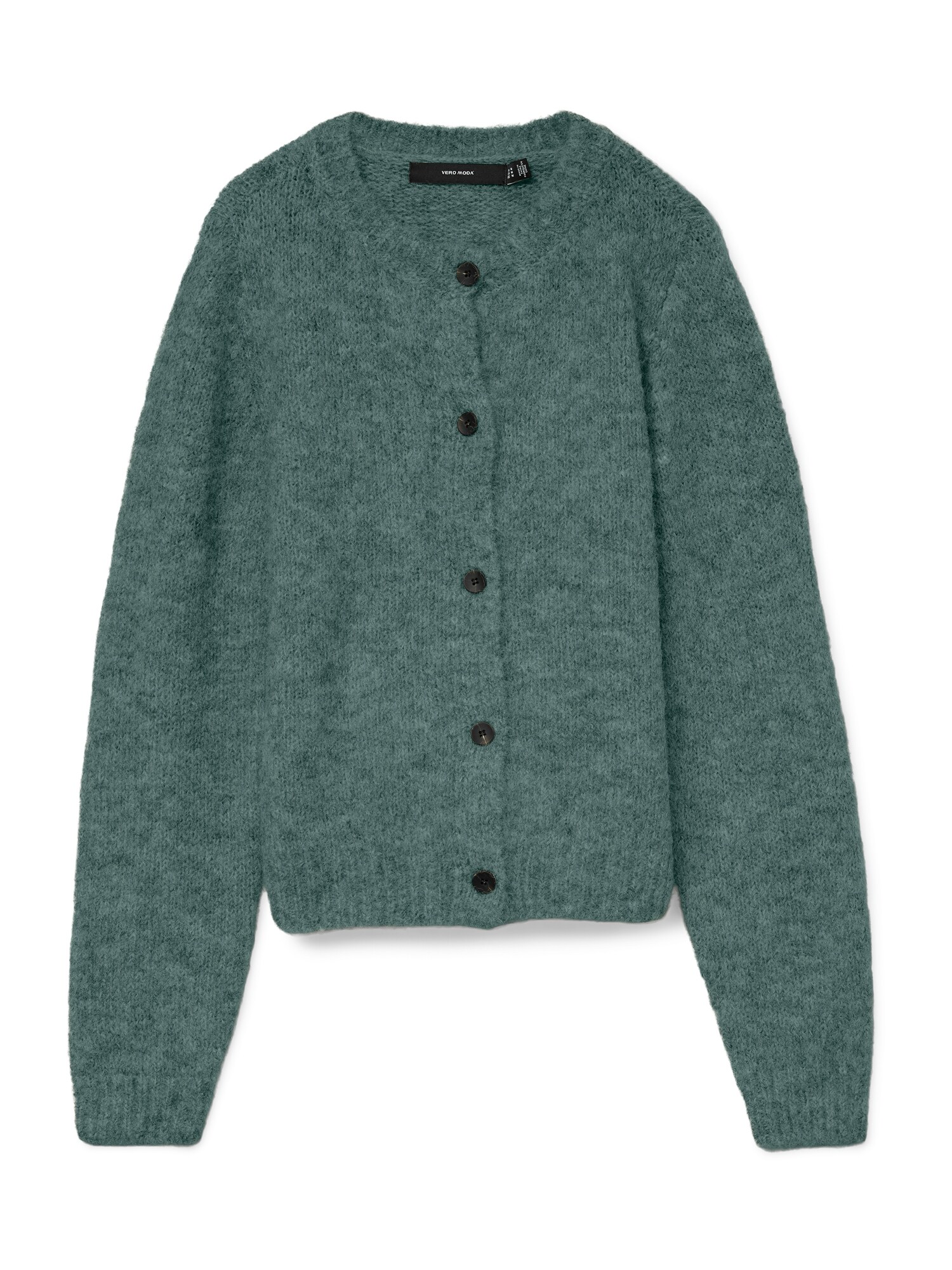 VERO MODA Geacă tricotată VMNovah  verde închis